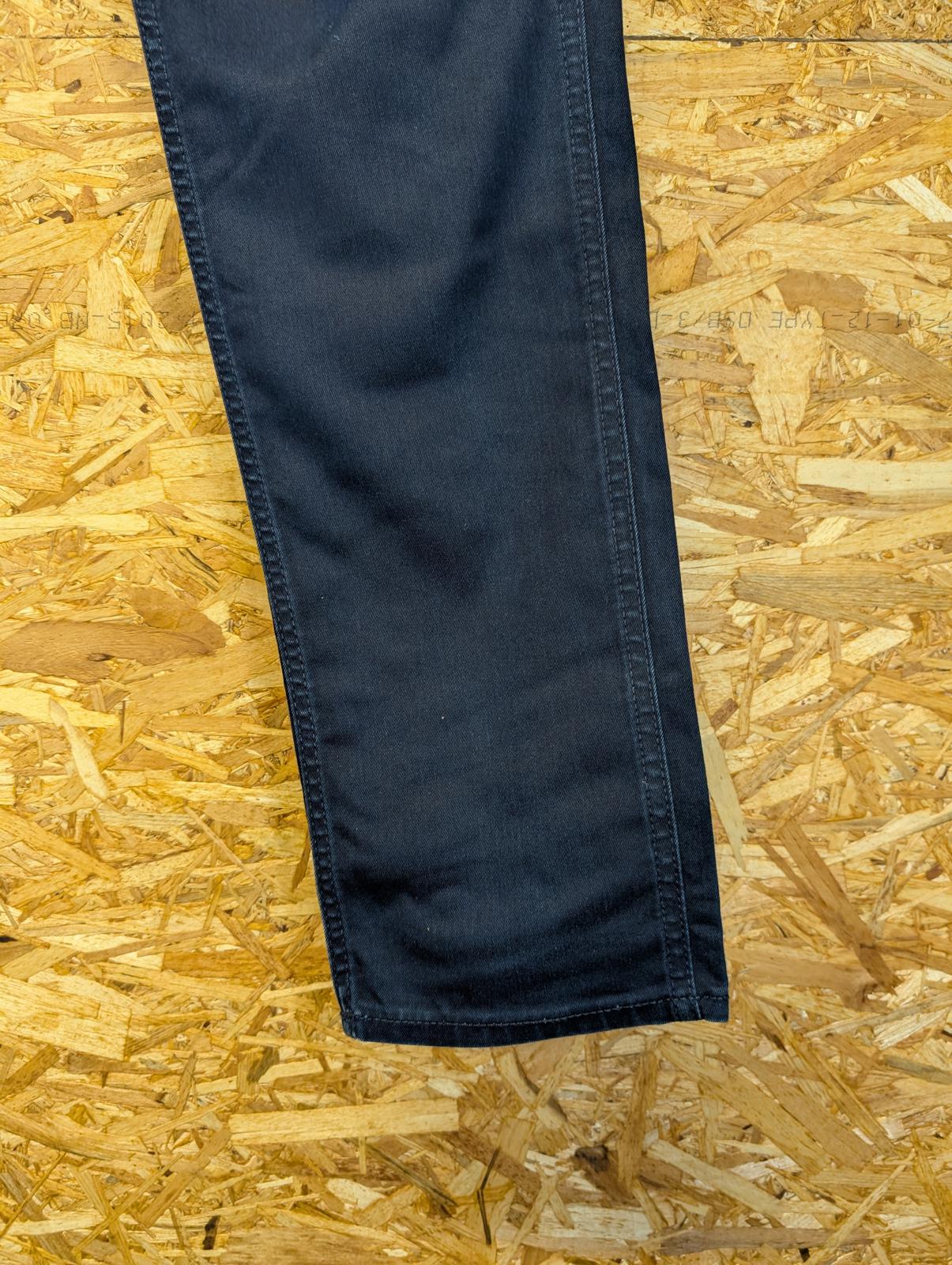 Hugo Boss Jeans W34 L30 Men Slim Fit Navy Blue Stretch Italian Denim Zip Fly