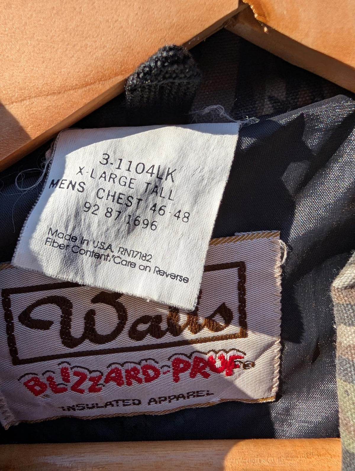 Vintage Walls Real Tree Camo Coveralls Men XL Tall Full Zip Hunting Blizzard USA