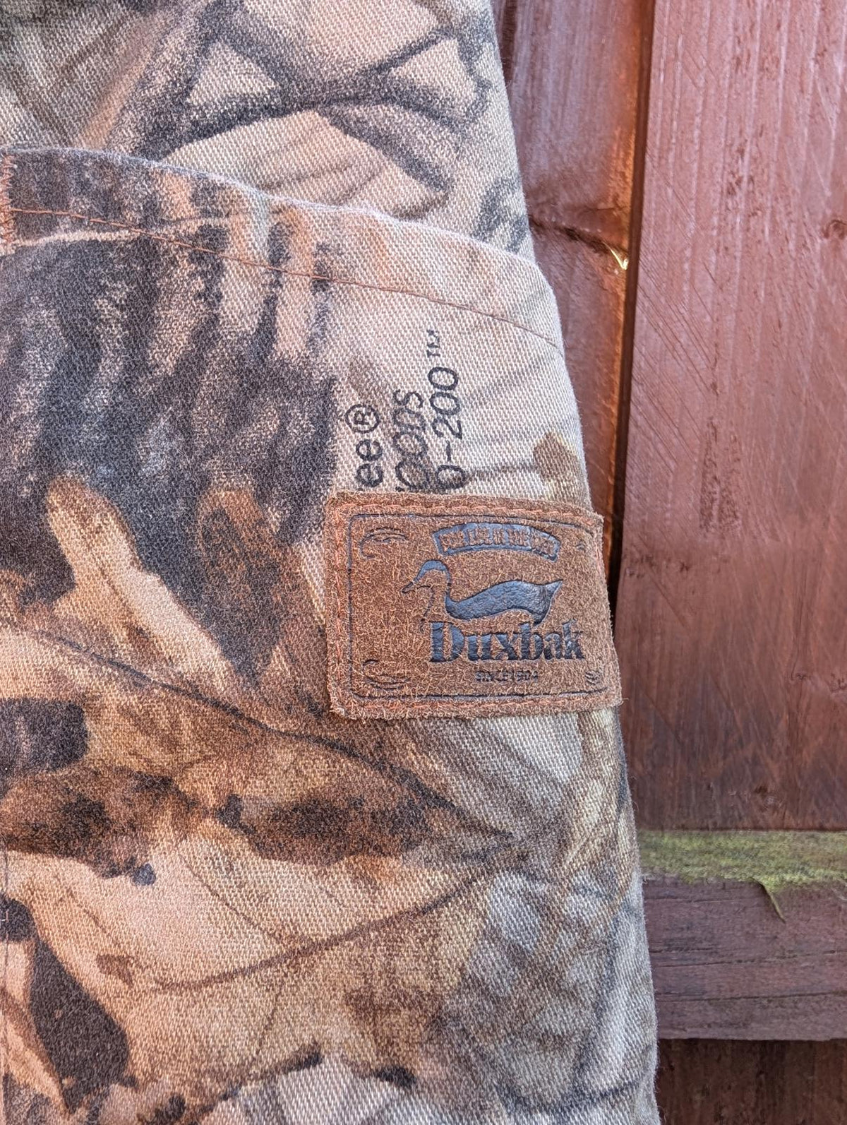 DuxBak Real Tree Camo Dungarees W42 XXL USA Bib Overall Insulated Waders Liner