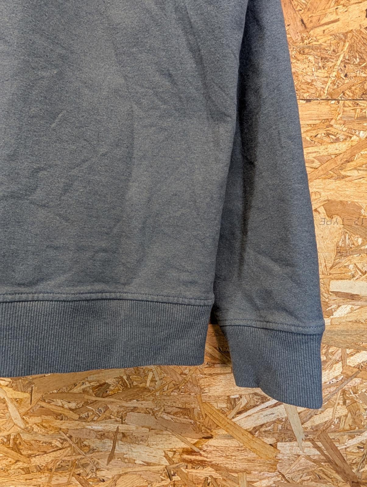 Patagonia Crew Neck Sweatshirt XL Men Pullover Teal Blue Jumper Bear P6 Logo