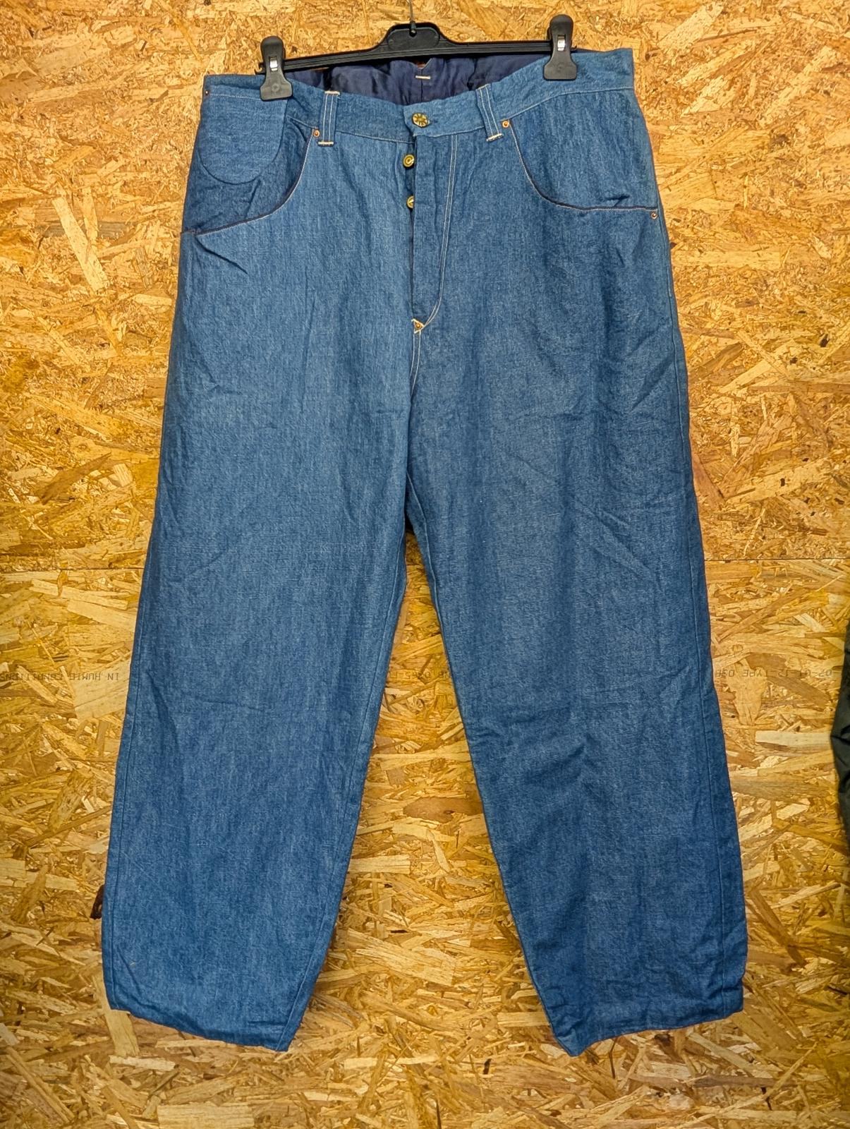 Levis RED Bagged Jeans W36 Redline Selvedge Silk Lined Hemp Baggy Japanese