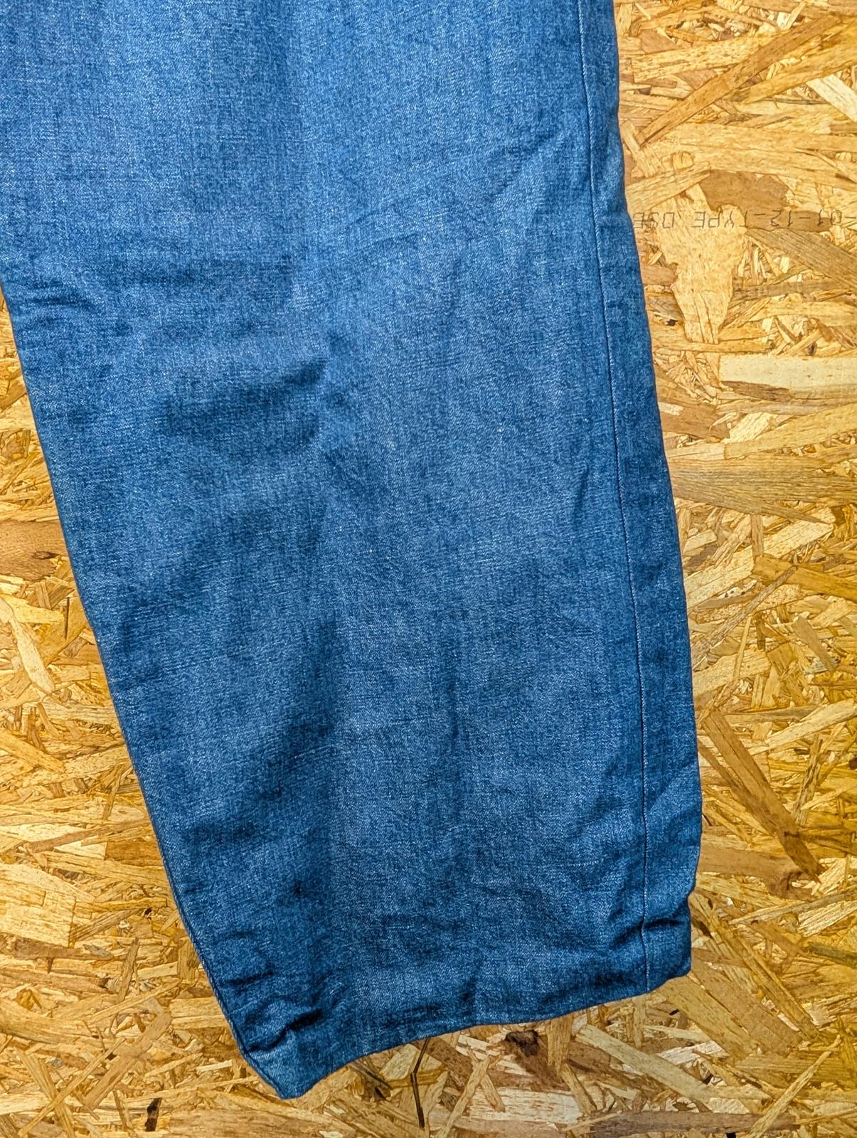 Levis RED Bagged Jeans W36 Redline Selvedge Silk Lined Hemp Baggy Japanese