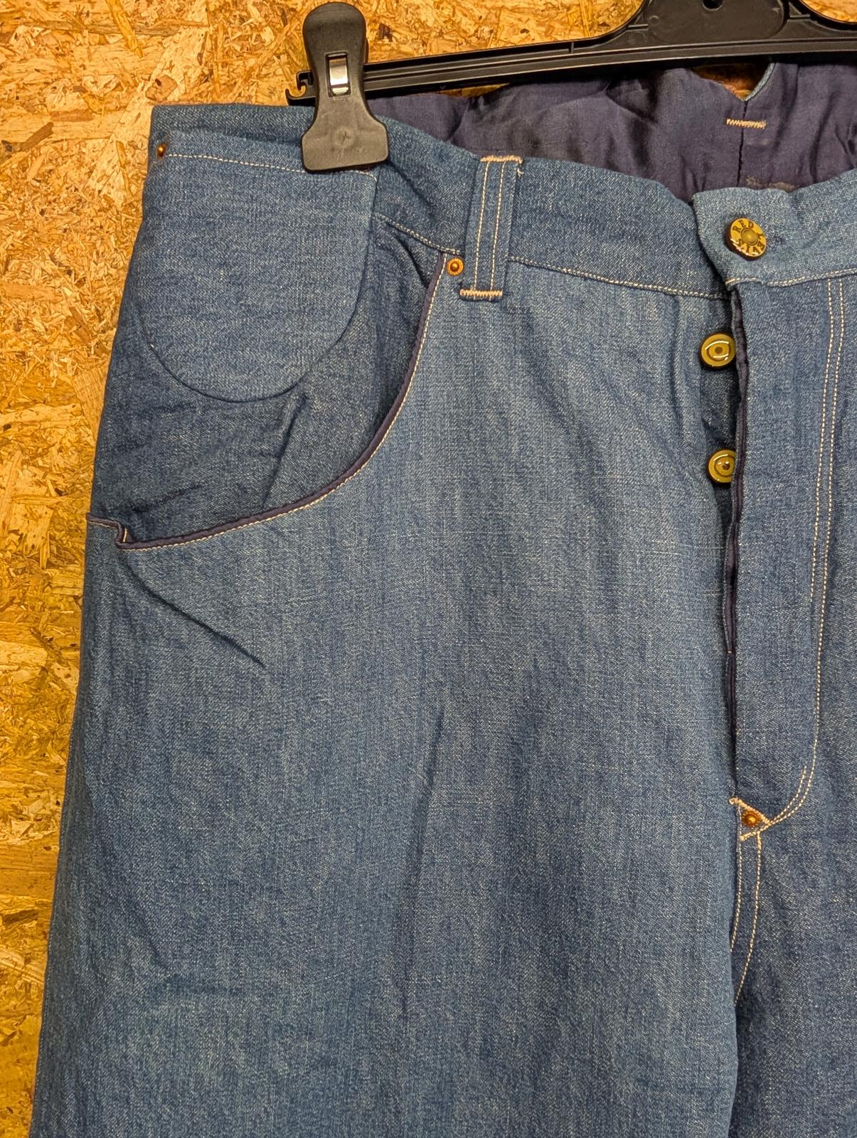 Levis RED Bagged Jeans W36 Redline Selvedge Silk Lined Hemp Baggy Japanese