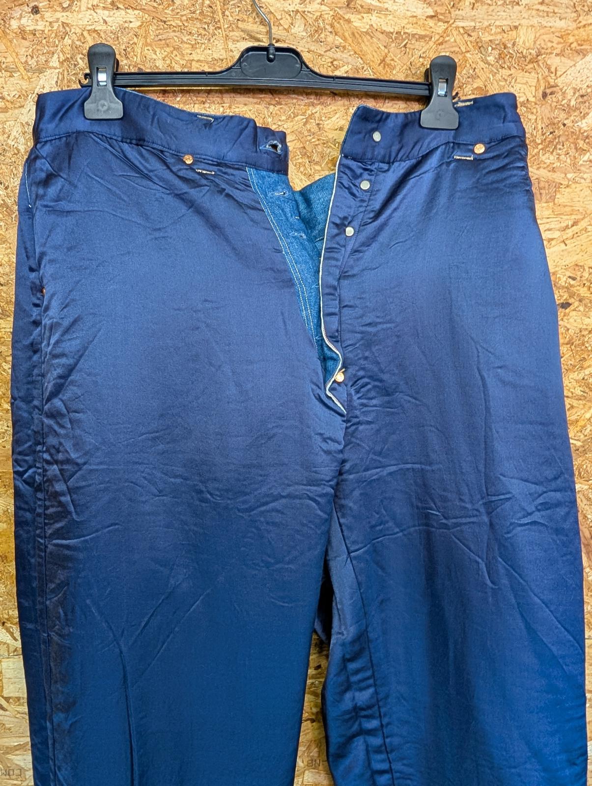 Levis RED Bagged Jeans W36 Redline Selvedge Silk Lined Hemp Baggy Japanese