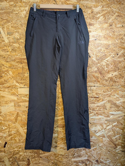 North Face Grey Trousers W28 L31 UK SZ 10 Women Walking Hiking Stretch Straight