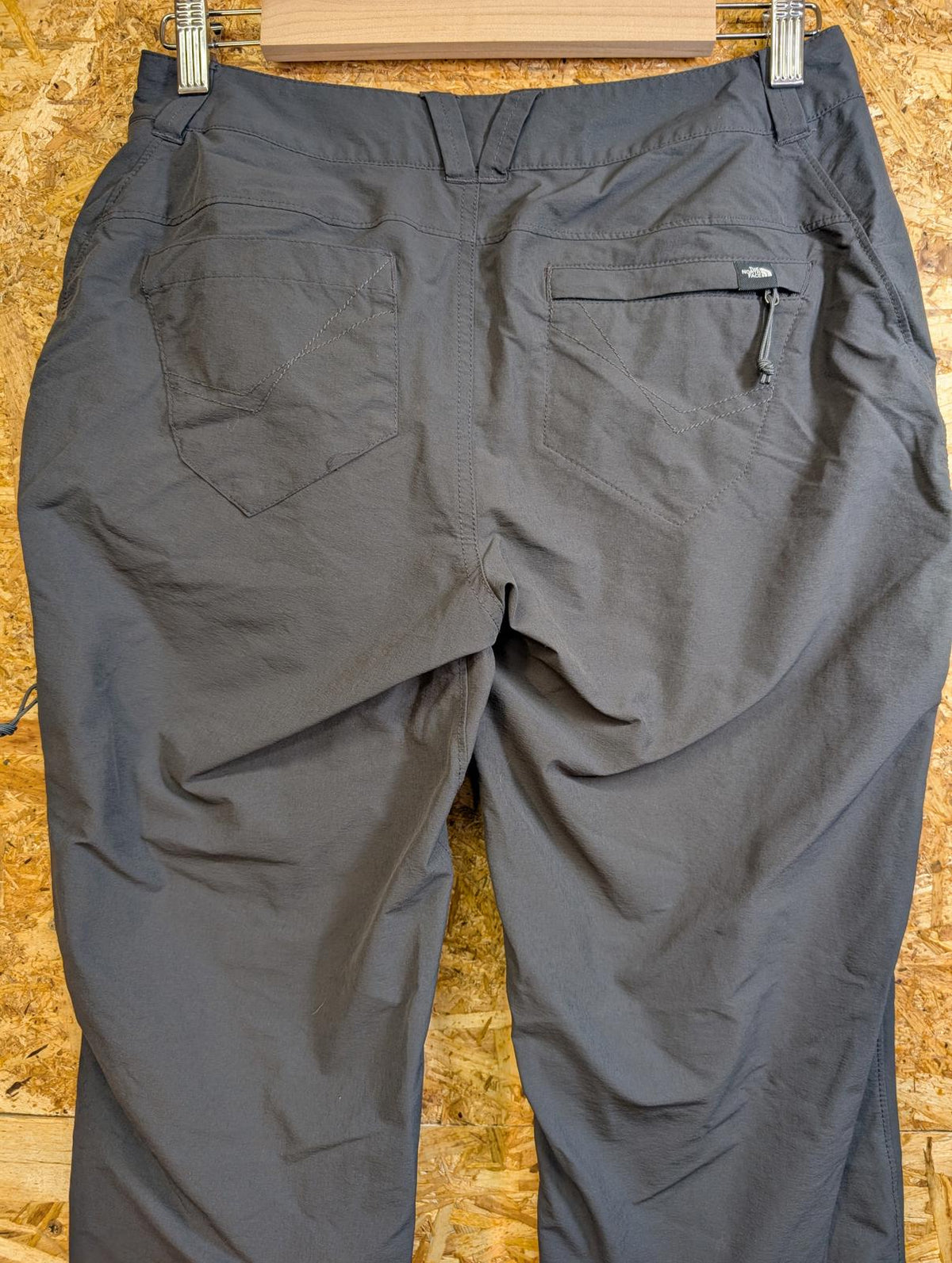 North Face Grey Trousers W28 L31 UK SZ 10 Women Walking Hiking Stretch Straight