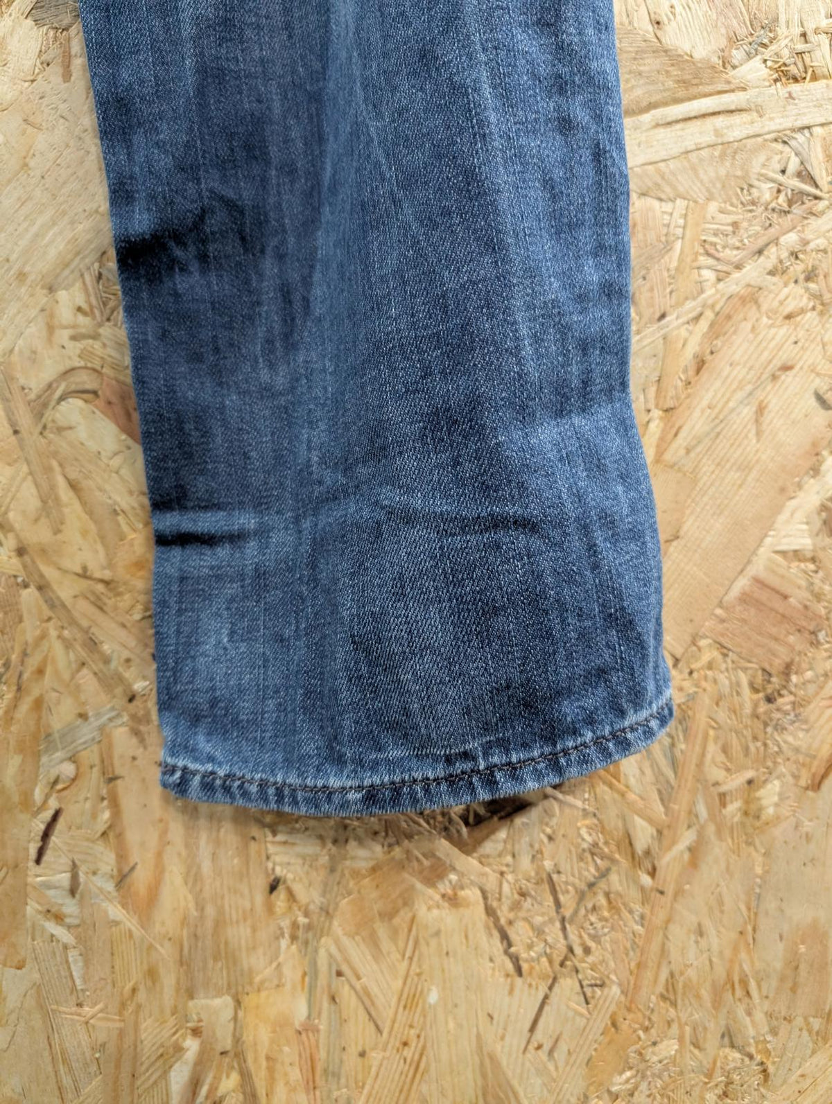 Ralph Lauren Jeans 12 W31 L34 Women Low Rise Regular Fit Mid Blue Denim Zip