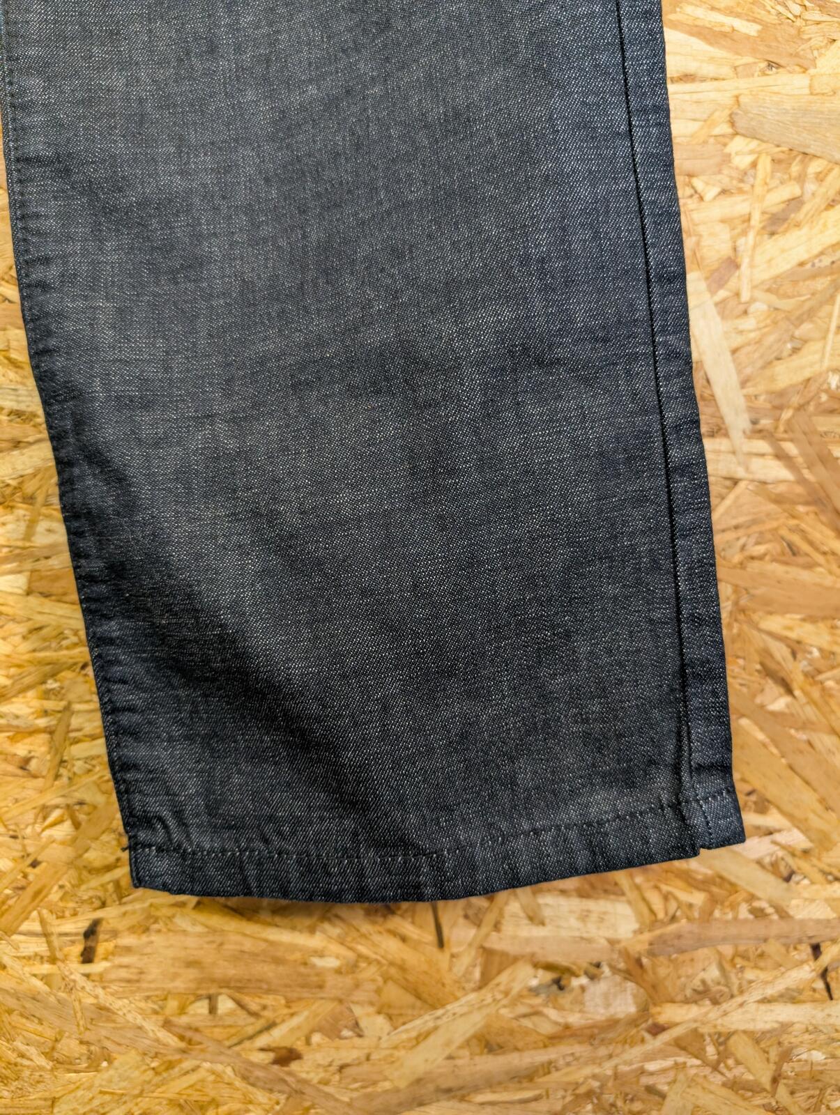 Henri Lloyd Jeans W28 L30 Men Straight Leg Navy Blue Rigid Denim Vintage Button