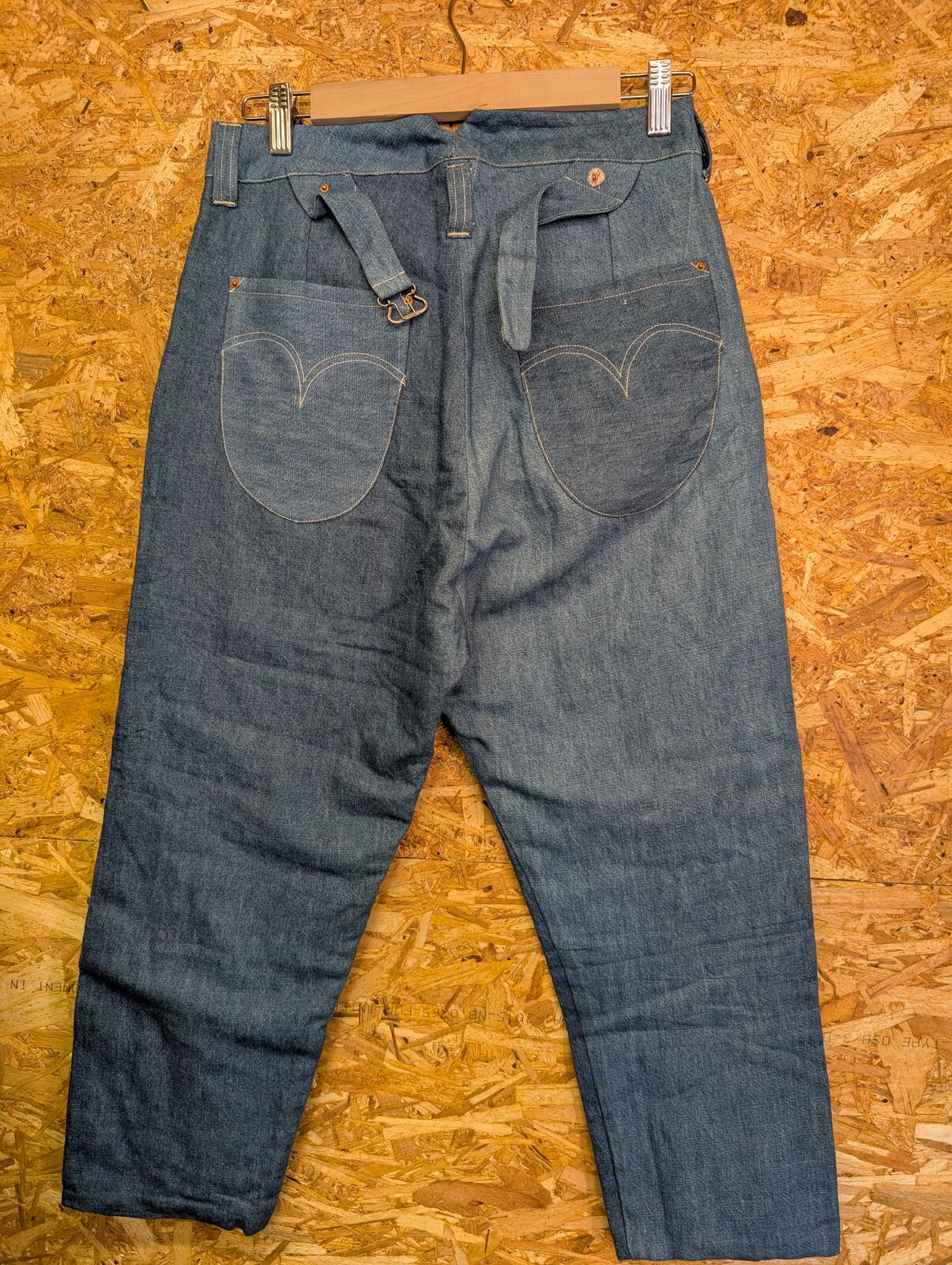 Levis RED Picker Jeans W28 Redline Selvedge Silk Lined Hemp Baggy Japanese