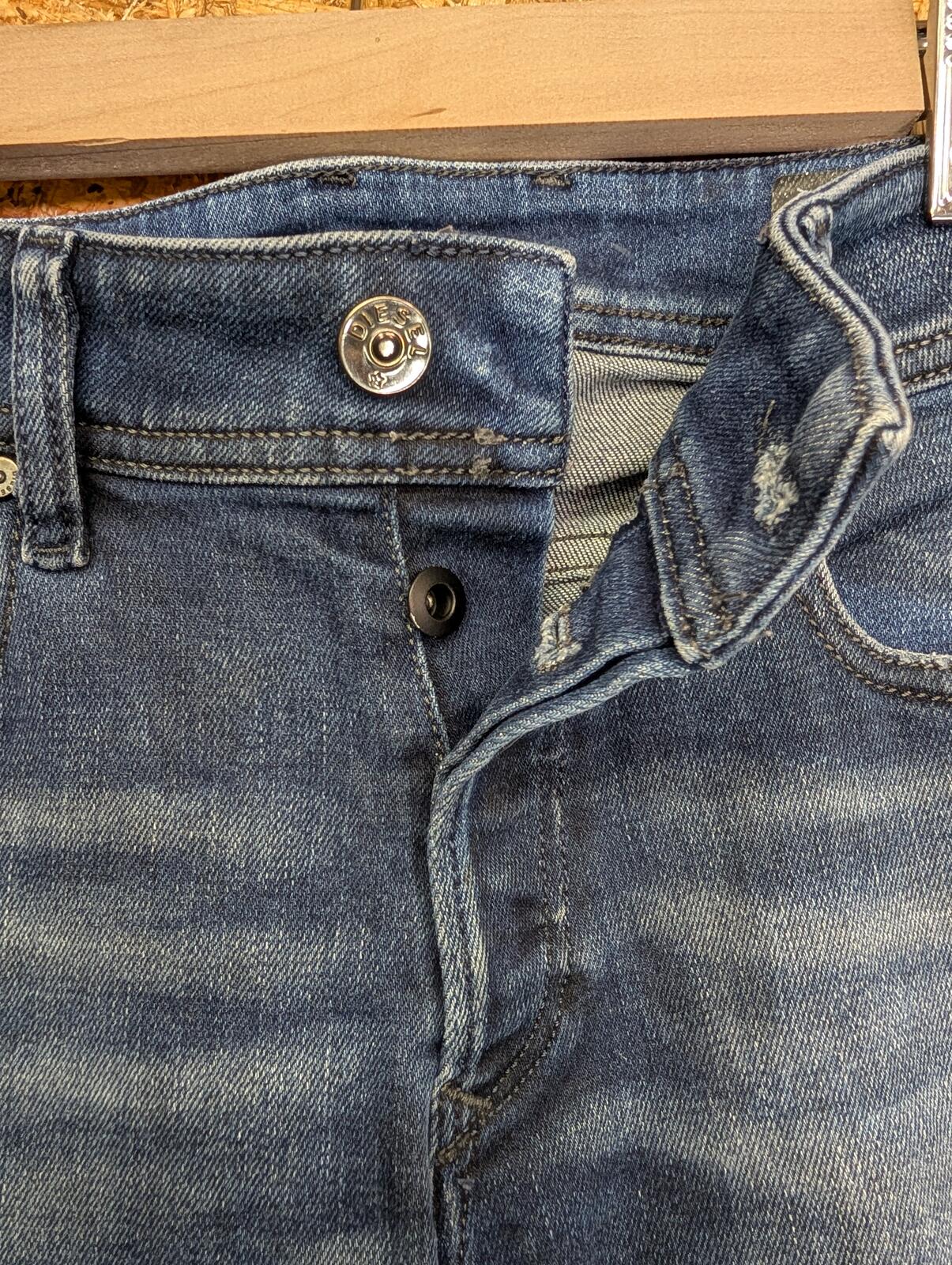 Diesel Sleenker Jeans W29 L30 Men Slim Dark Wash Navy Blue Indigo 048JM Skinny