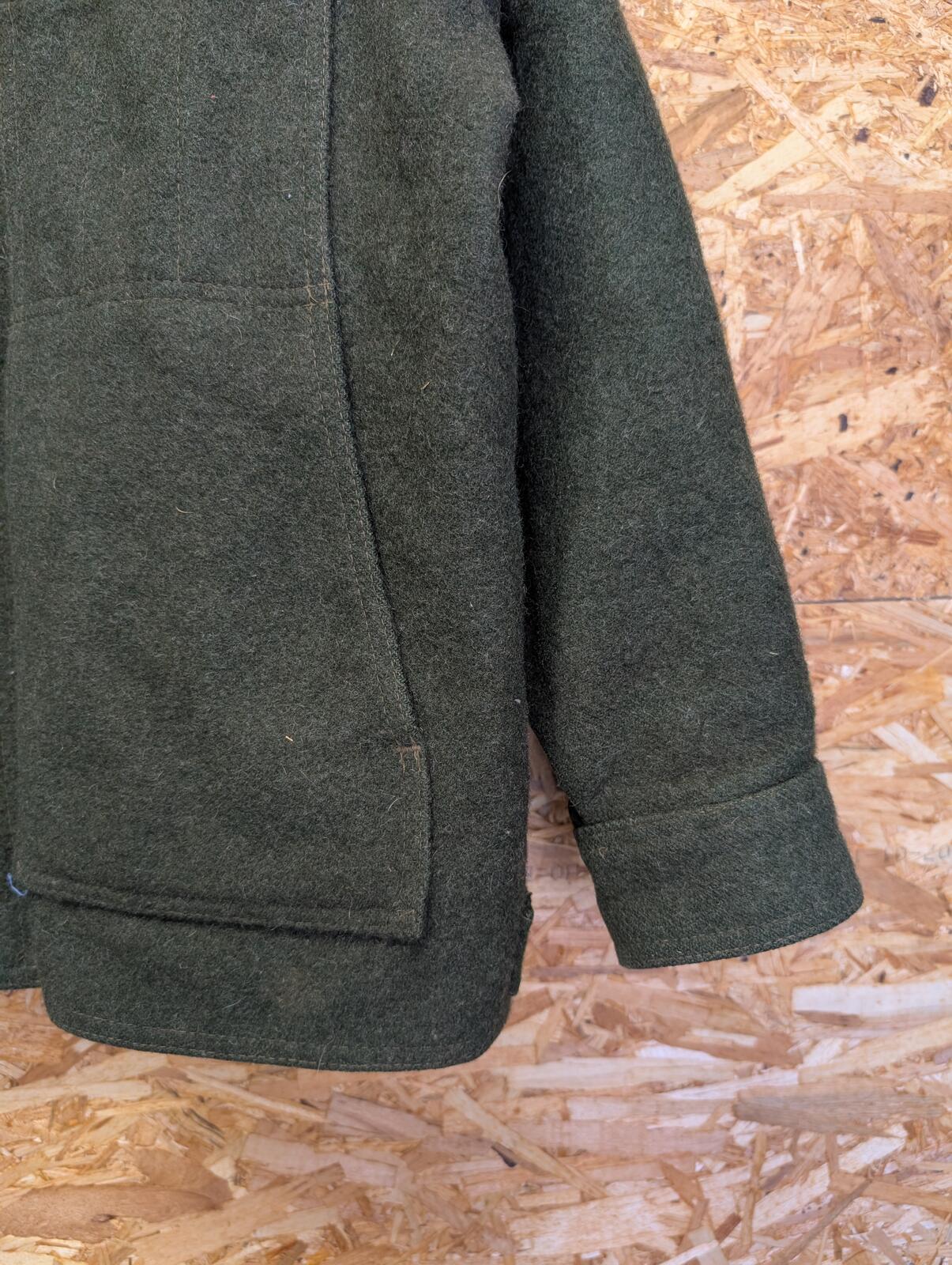 Filson Mackinaw Wool Work Jacket Medium Men USA Made Green Wool Work Style 82
