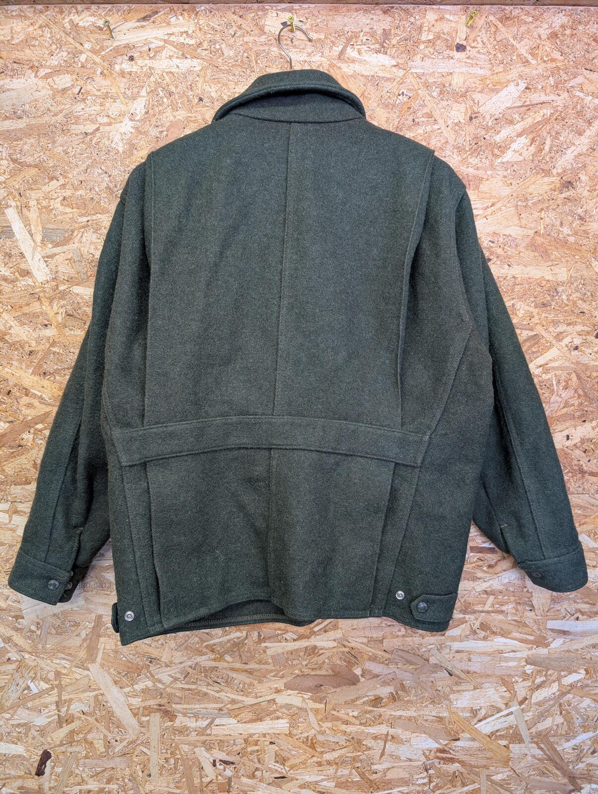 Filson Mackinaw Wool Work Jacket Medium Men USA Made Green Wool Work Style 82