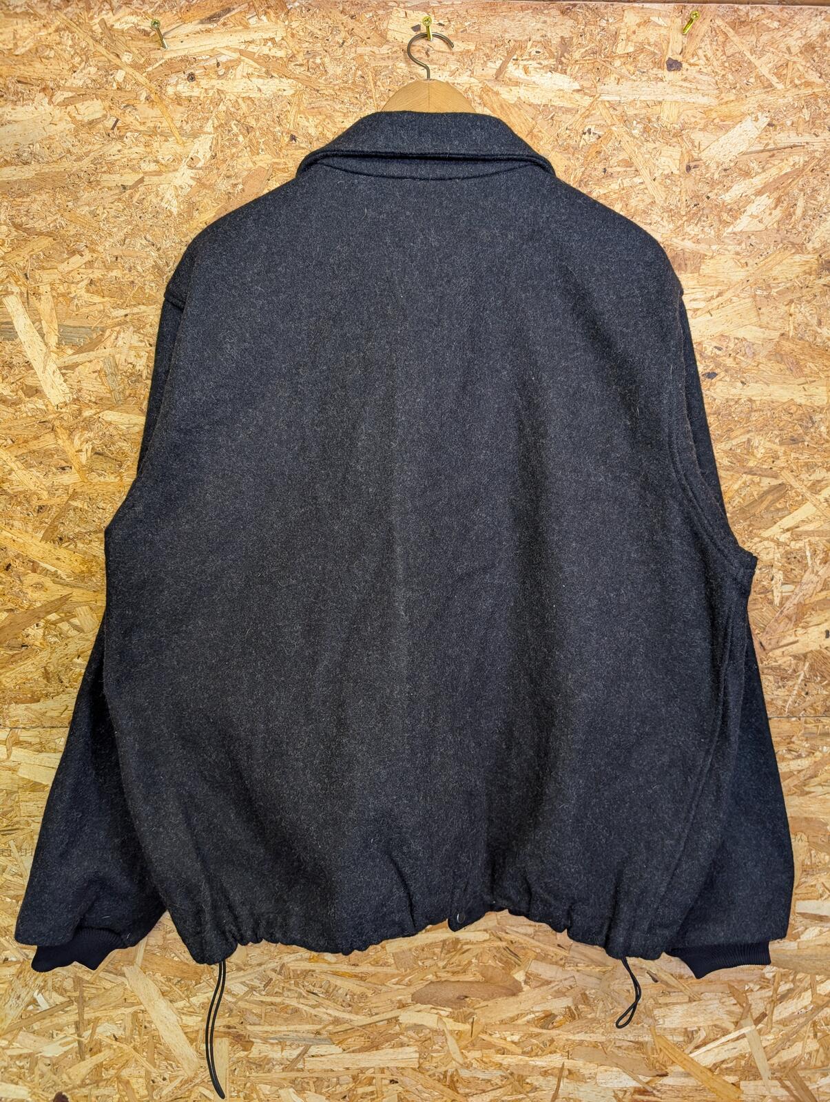 Filson Wool Ranger Bomber Jacket XL Men Style 193 Mackinaw Charcoal Grey USA Zip