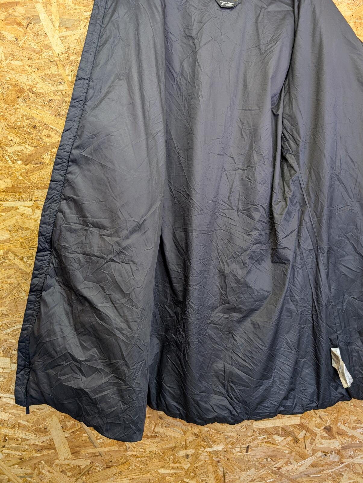 Patagonia Downtown Parka Puffer Coat Women Large Hooded Black Duck Down Feather