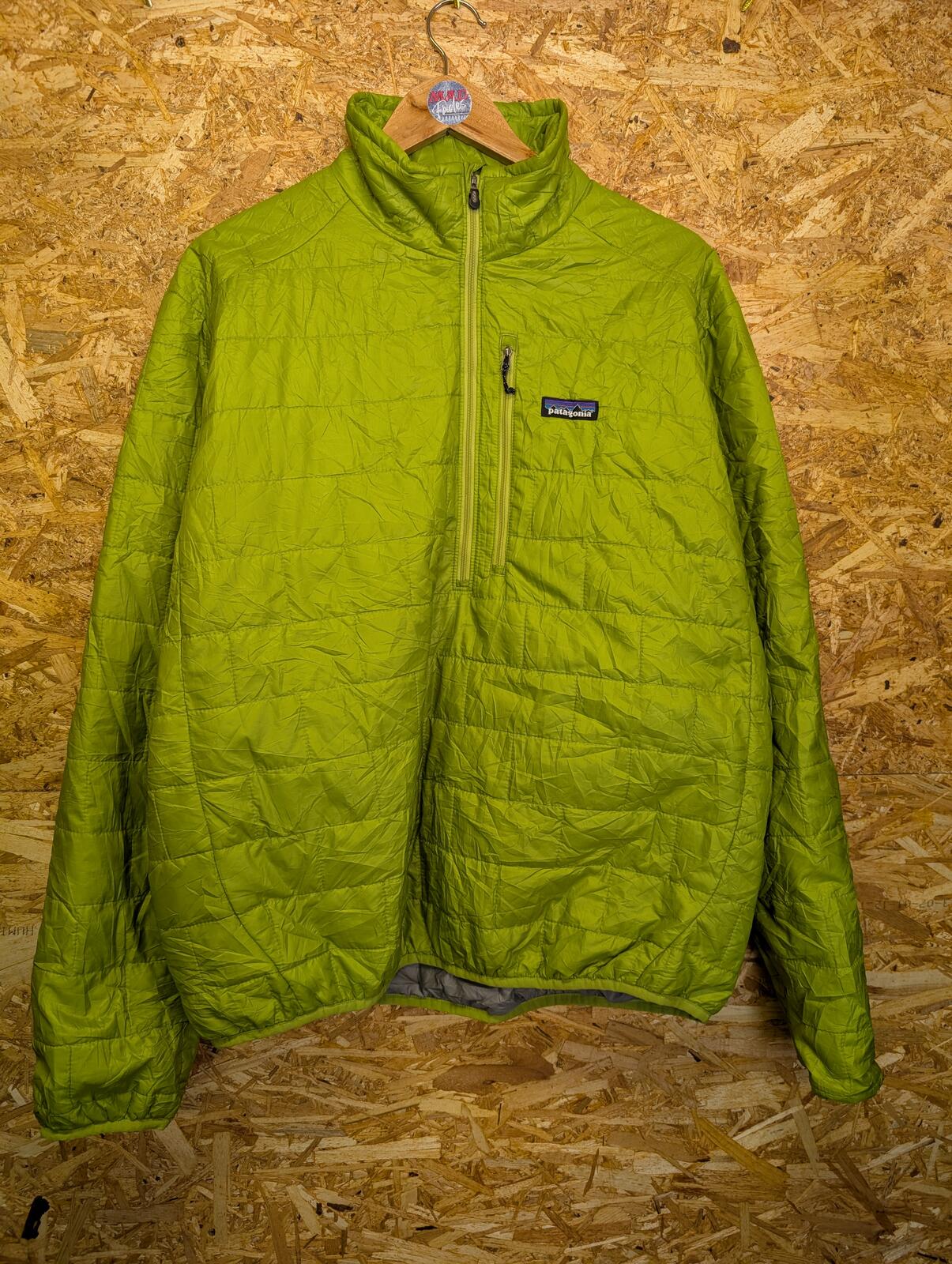 Patagonia Nano Puff Pullover Large Men Green Quilted Lightweight Primaloft Layer
