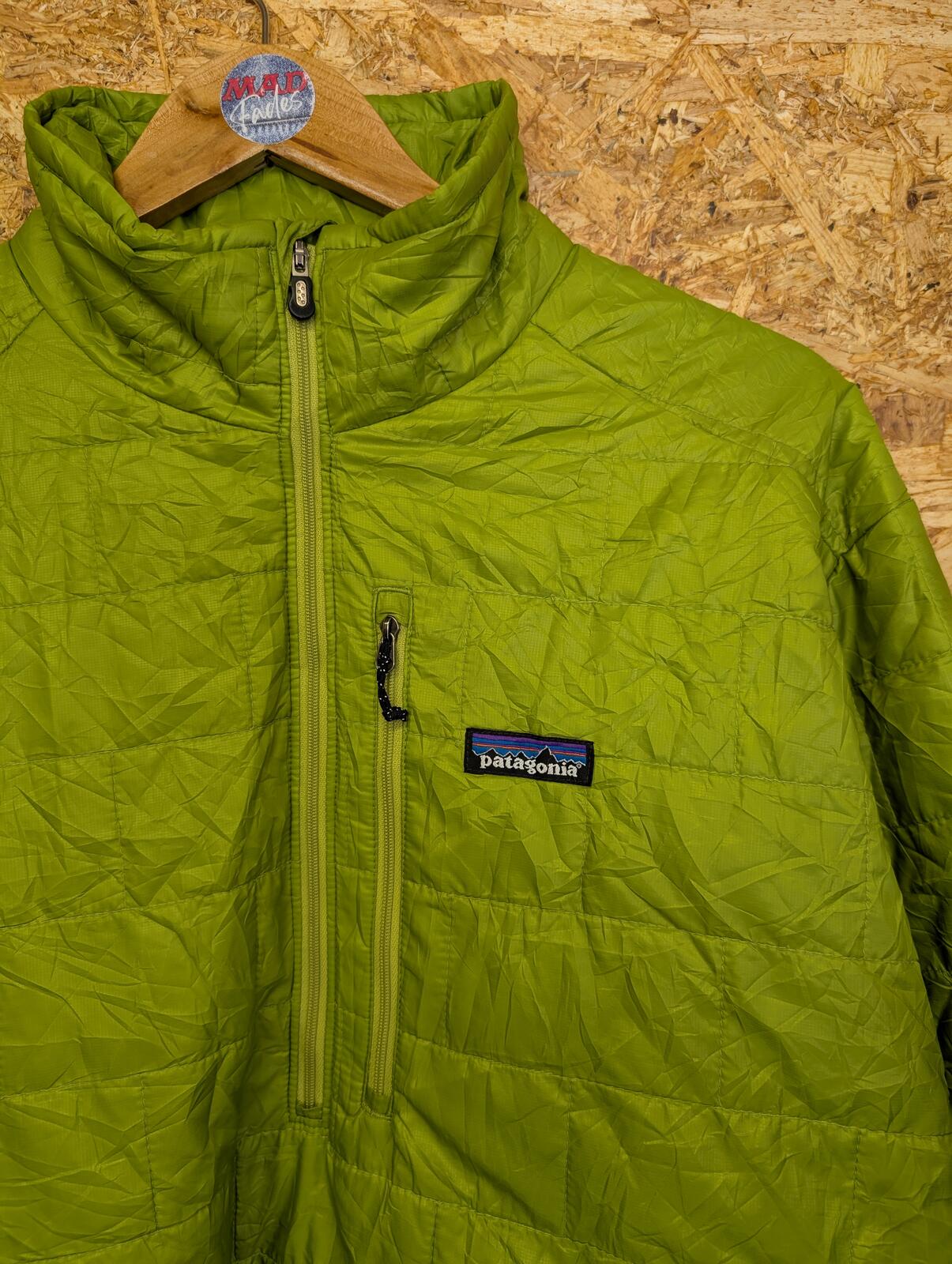 Patagonia Nano Puff Pullover Large Men Green Quilted Lightweight Primaloft Layer