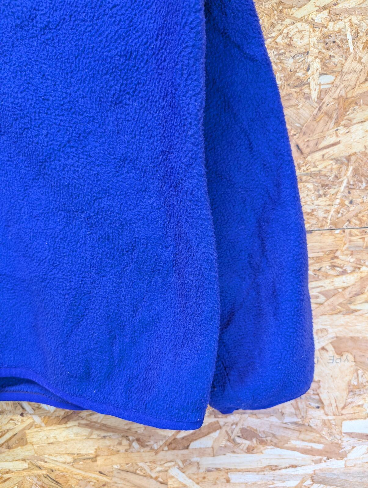 Vintage 90s Patagonia Fleece Large Men Synchilla Snap-T 1/4 Button Blue Purple