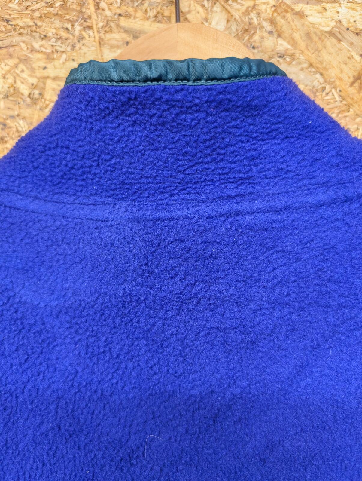 Vintage 90s Patagonia Fleece Large Men Synchilla Snap-T 1/4 Button Blue Purple