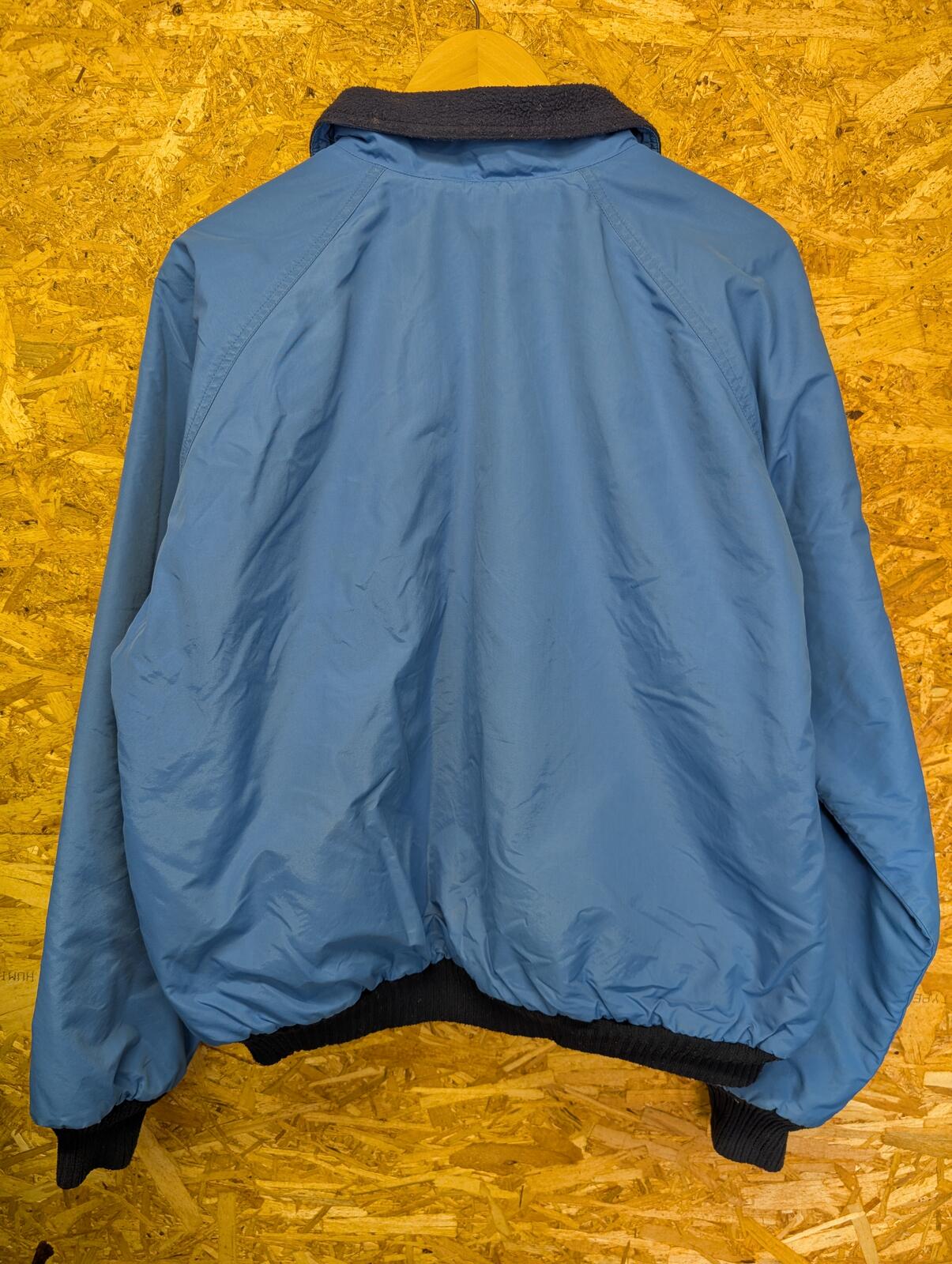 Vintage Patagonia Fleece Jacket XL Men Zip Synchilla Blue Navy Nylon 80s USA