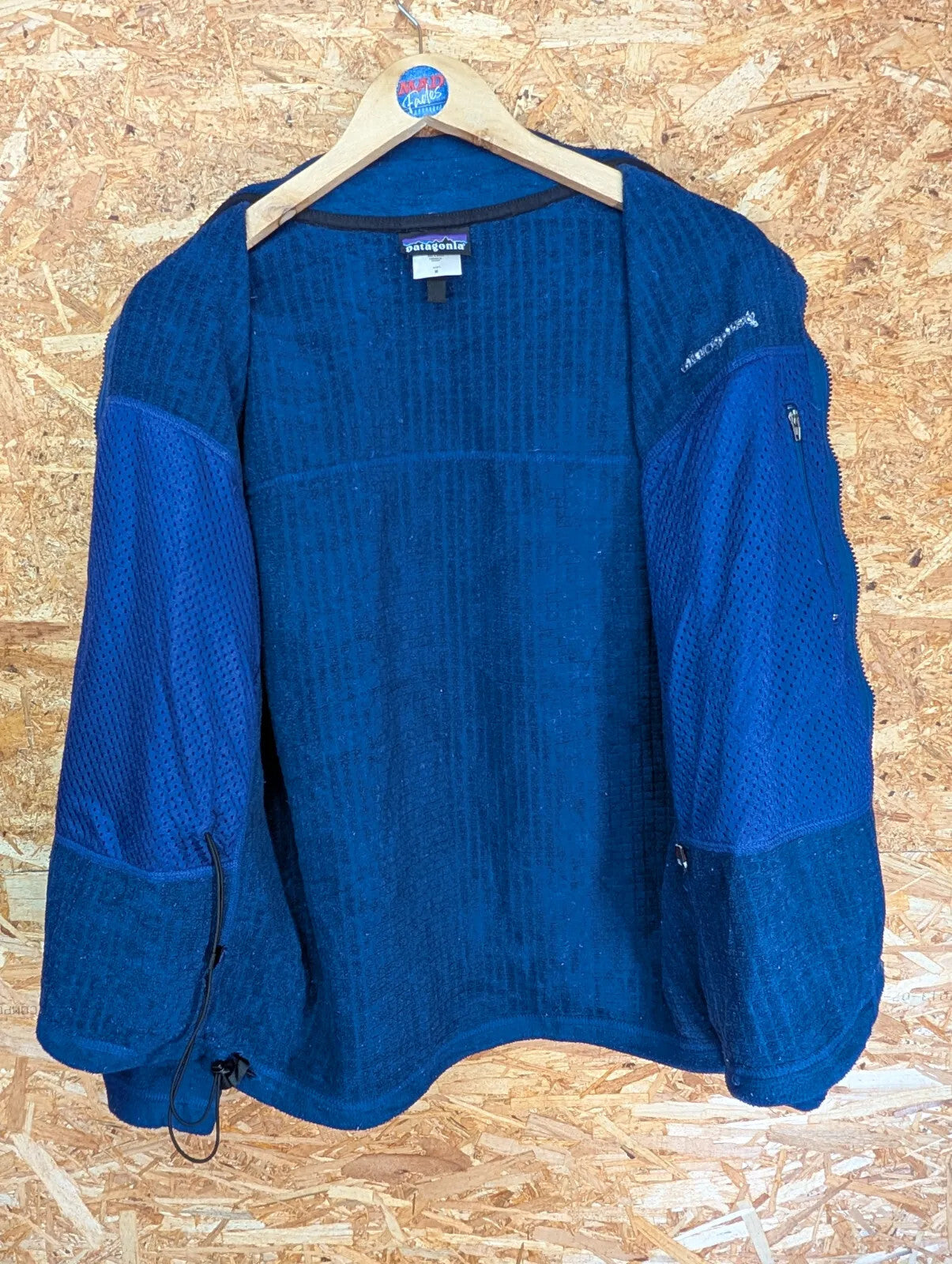 Patagonia R3 Radiant Fleece Jacket Mens Medium Teal Blue Full Zip Synchilla
