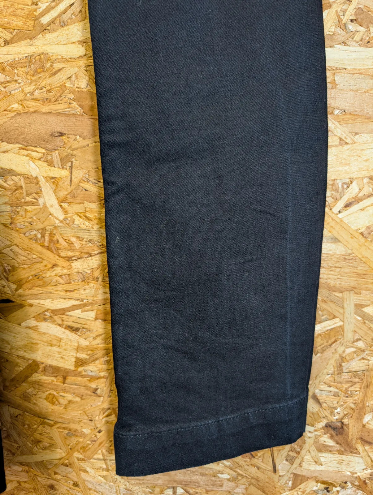 Karen Millen Jeans Womens UK14 W32 L34 Tall Black Denim Cotton Stretch Slim Y2K