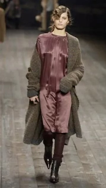 Dries Van Noten Alpaca Wool 2002 Large Vintage Oversized Chunky Knit Cardigan