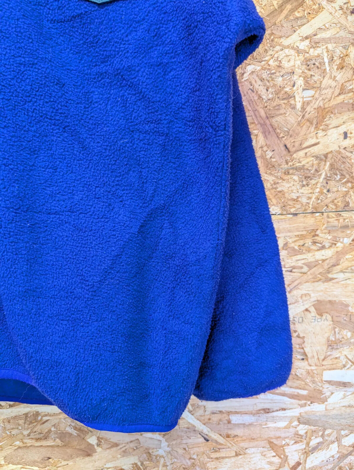 Vintage Patagonia Fleece Pullover Mens Large Blue Purple Snap-T Hiking Walking