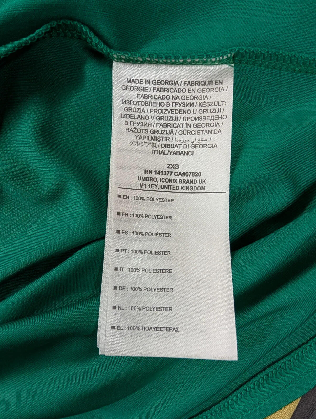 Werder Bremen Football Shirt Mens Medium 2019-2020 Green Umbro SS Wiesenhof