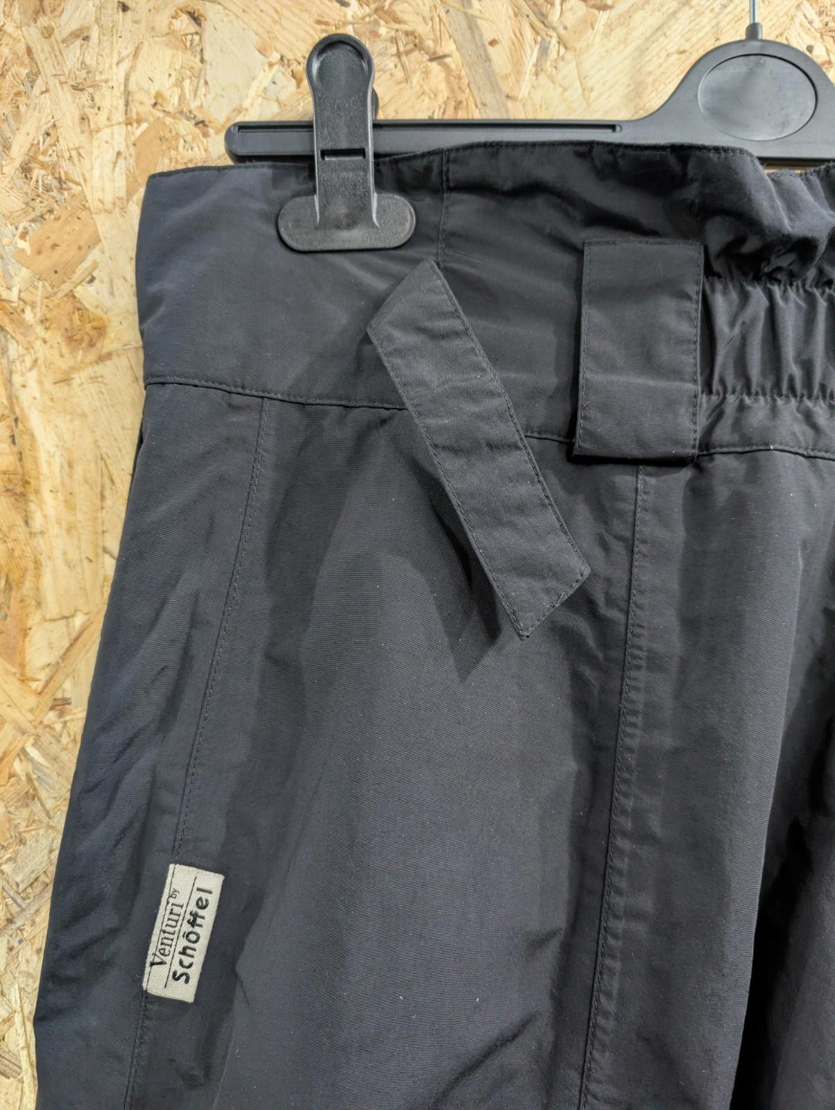 Schöffel Venturi Ski Trousers W32 W34 L30 Black Waterproof Snow Pants Salopettes