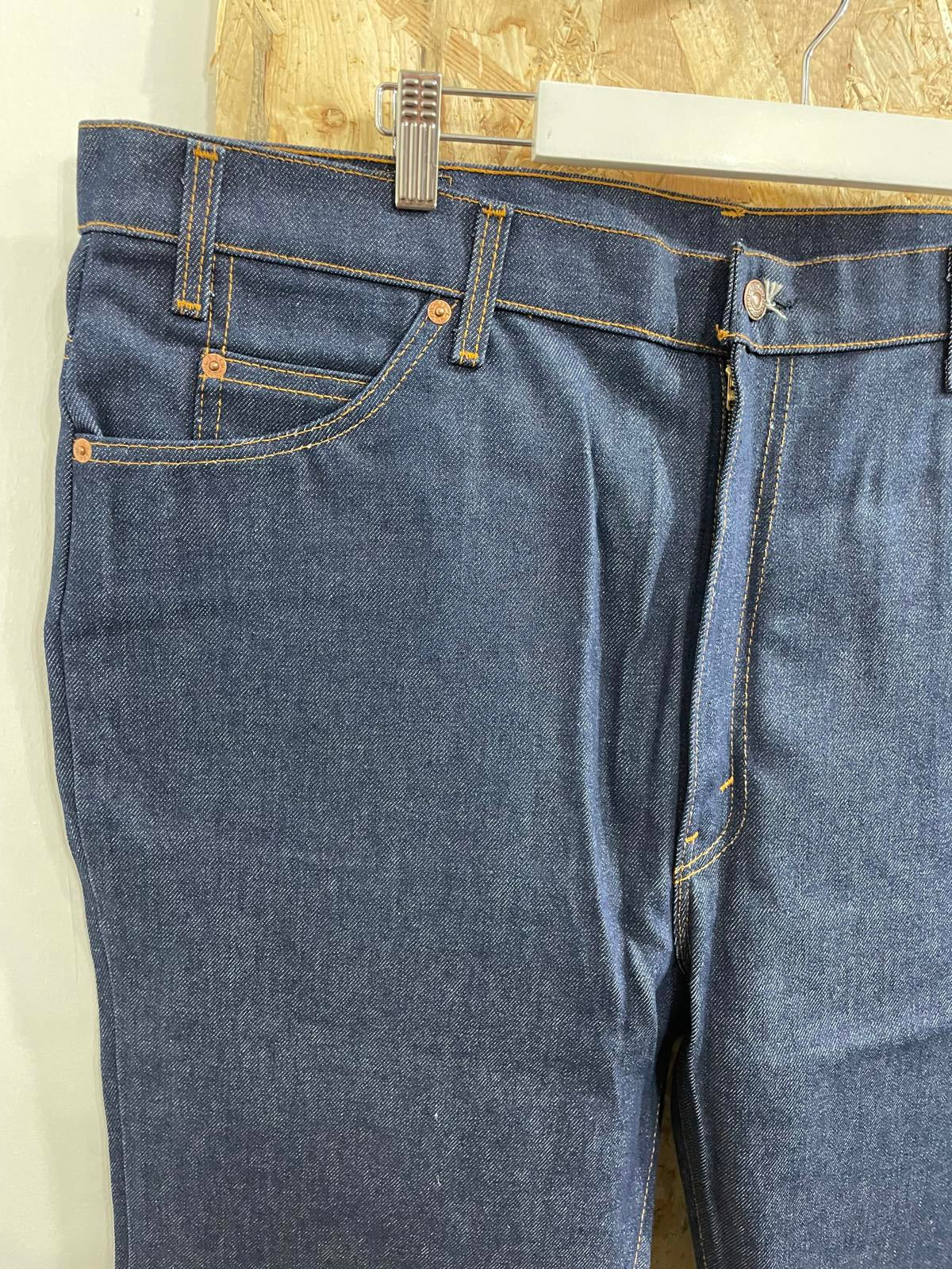 Levis 517 Straight Jeans W42 L30 Made in USA Indigo Blue Denim Vintage 70s 1976