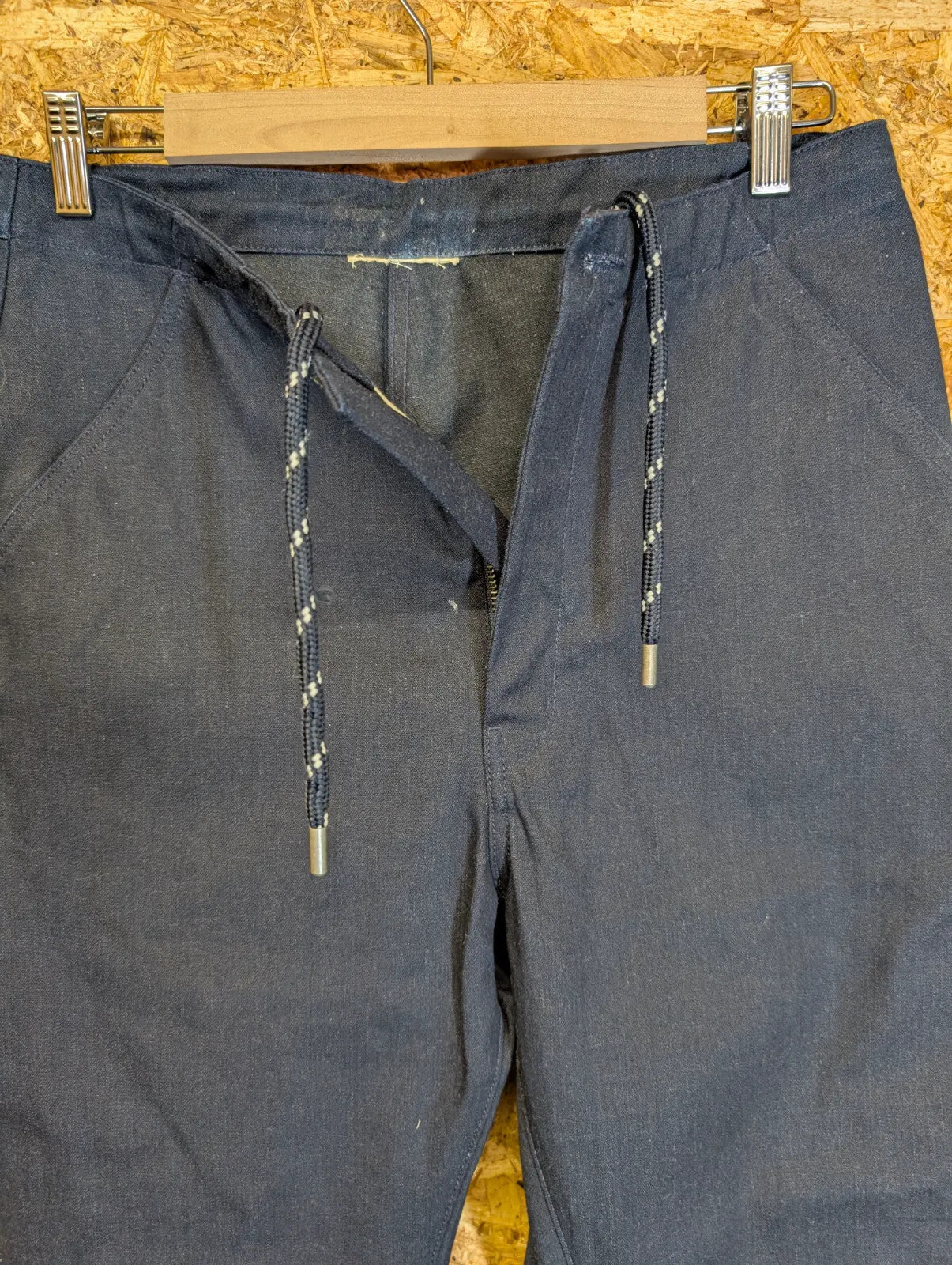 Levis Made & Crafted Tapered Jeans W30 Mens Dark Blue Selvedge Denim Drawstring