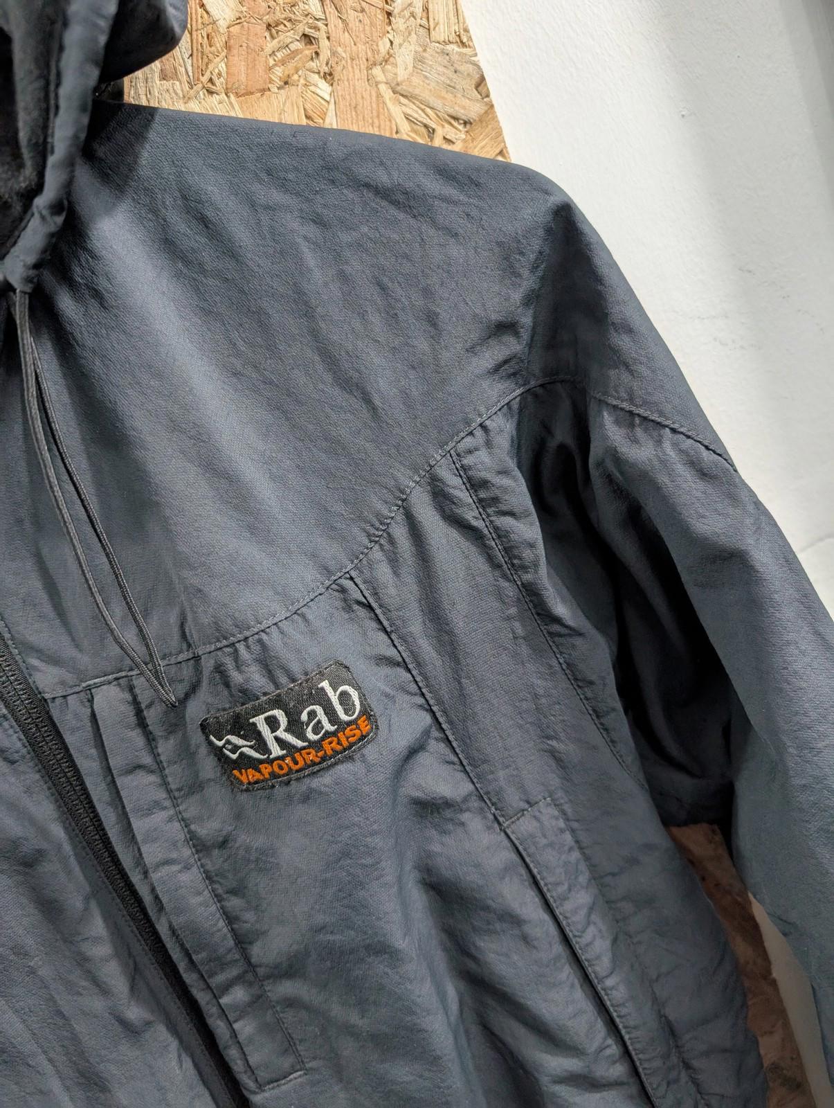 Rab Vapour-Rise Trail Jacket Small Men Fleece Lined Waterproof Outdoor Black