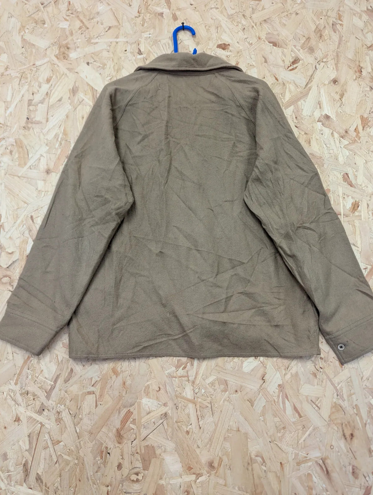 Filson Jac Shirt Mens XL Tan Beige Virgin Wool Button Up Patch Pockets USA Made