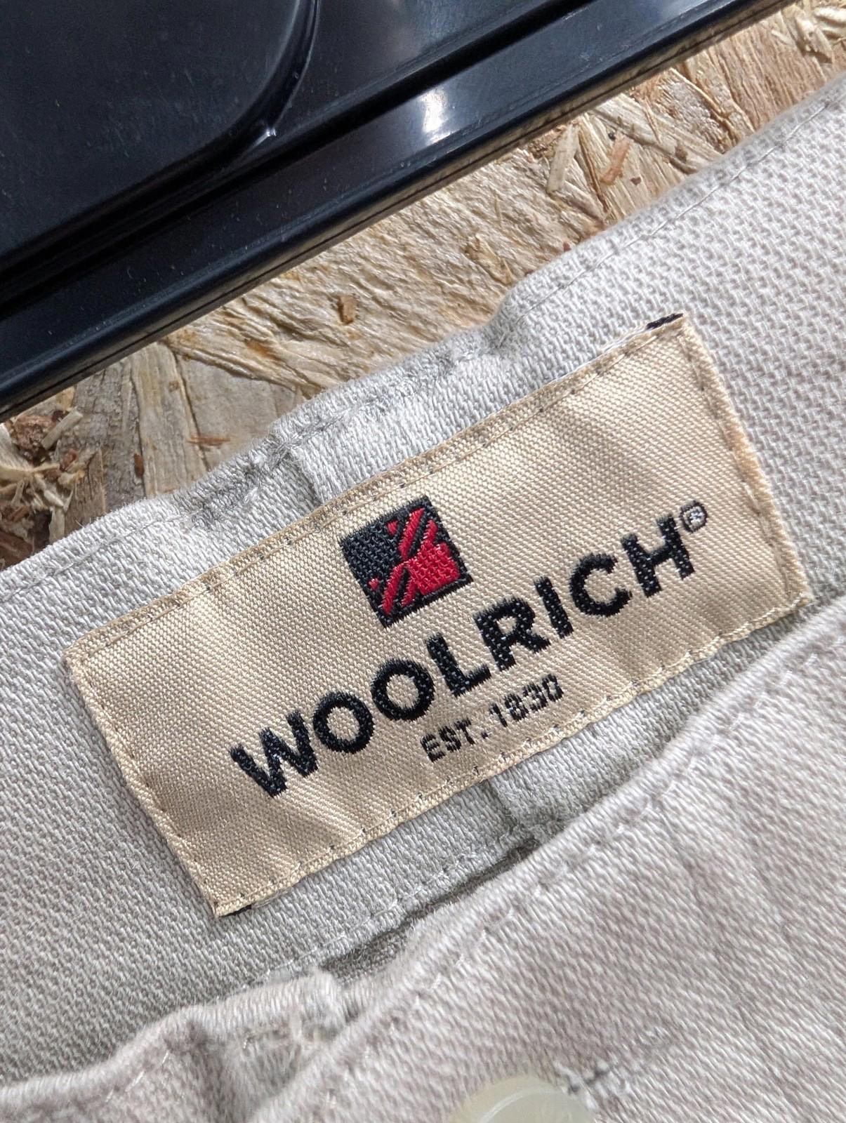 Woolrich Cargo Trousers W34 L30 Men Utility Gorp Beige Cotton 3XDry Technology