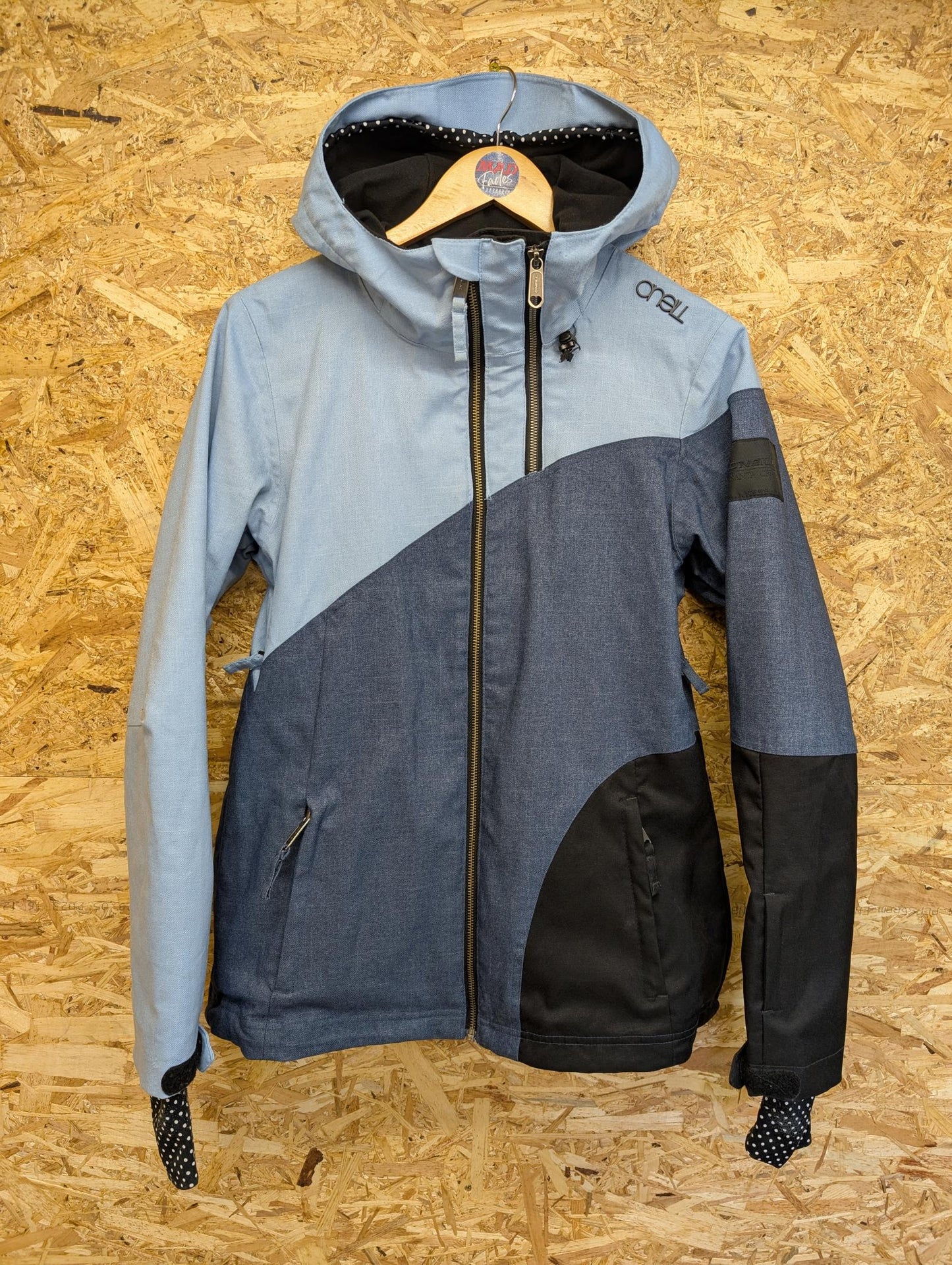 O'Neill Womens Small Snow Freedom Series Ski Snowboard Thermal Jacket Blue