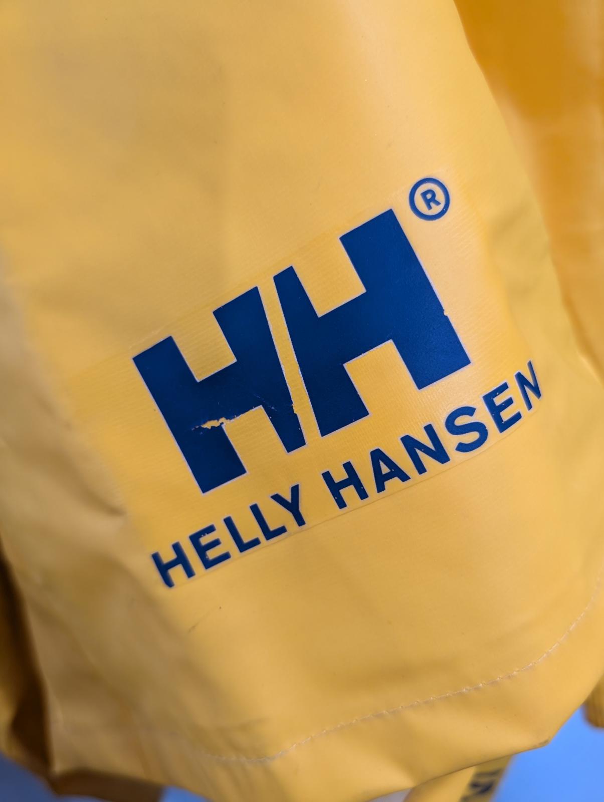 Helly Hansen Jacket Small XS Waterproof Oilskin Anorak Vintage 90s Pvc Raincoat