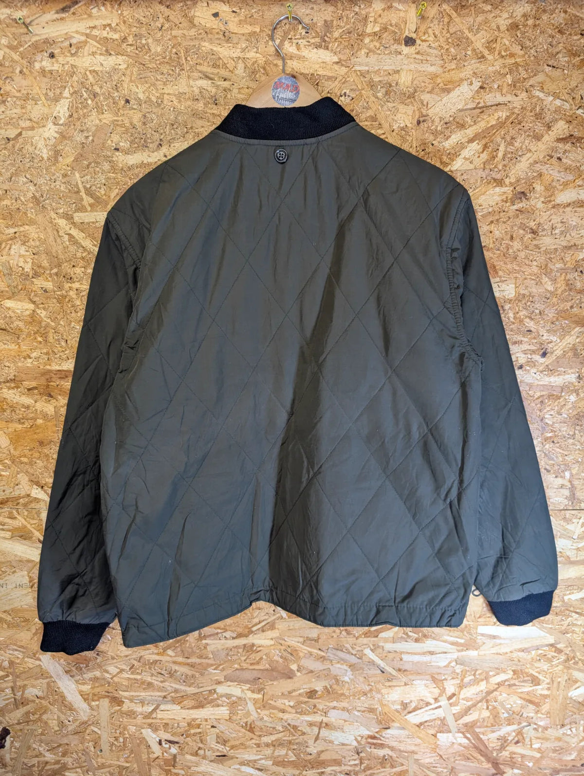 Filson Quilted Pack Bomber Jacket Mens Medium Dark Otter Green Padded Primaloft
