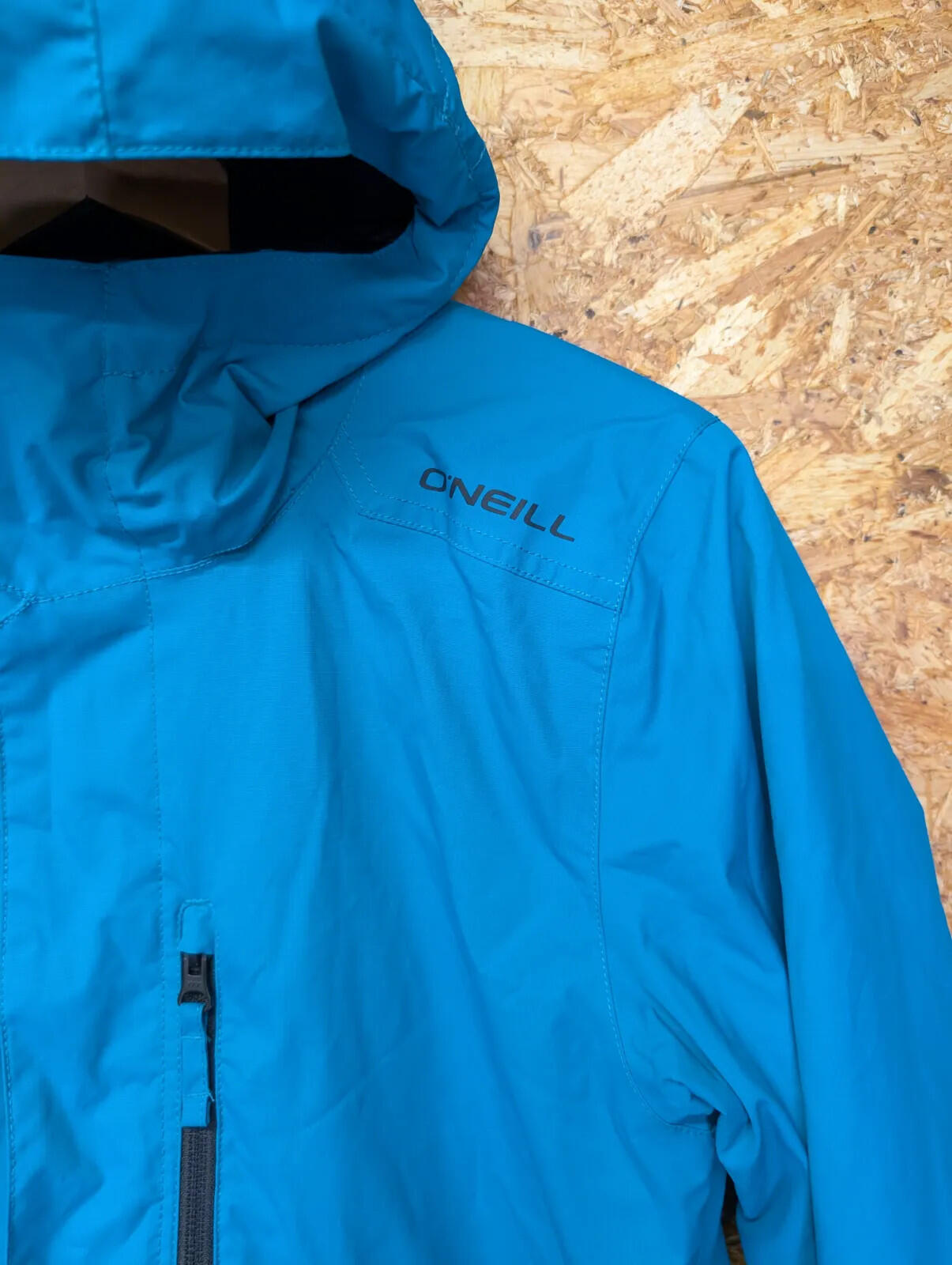 ONeill Escape Series Ski Jacket Women Medium Teal Blue Waterproof Snowboard Hood