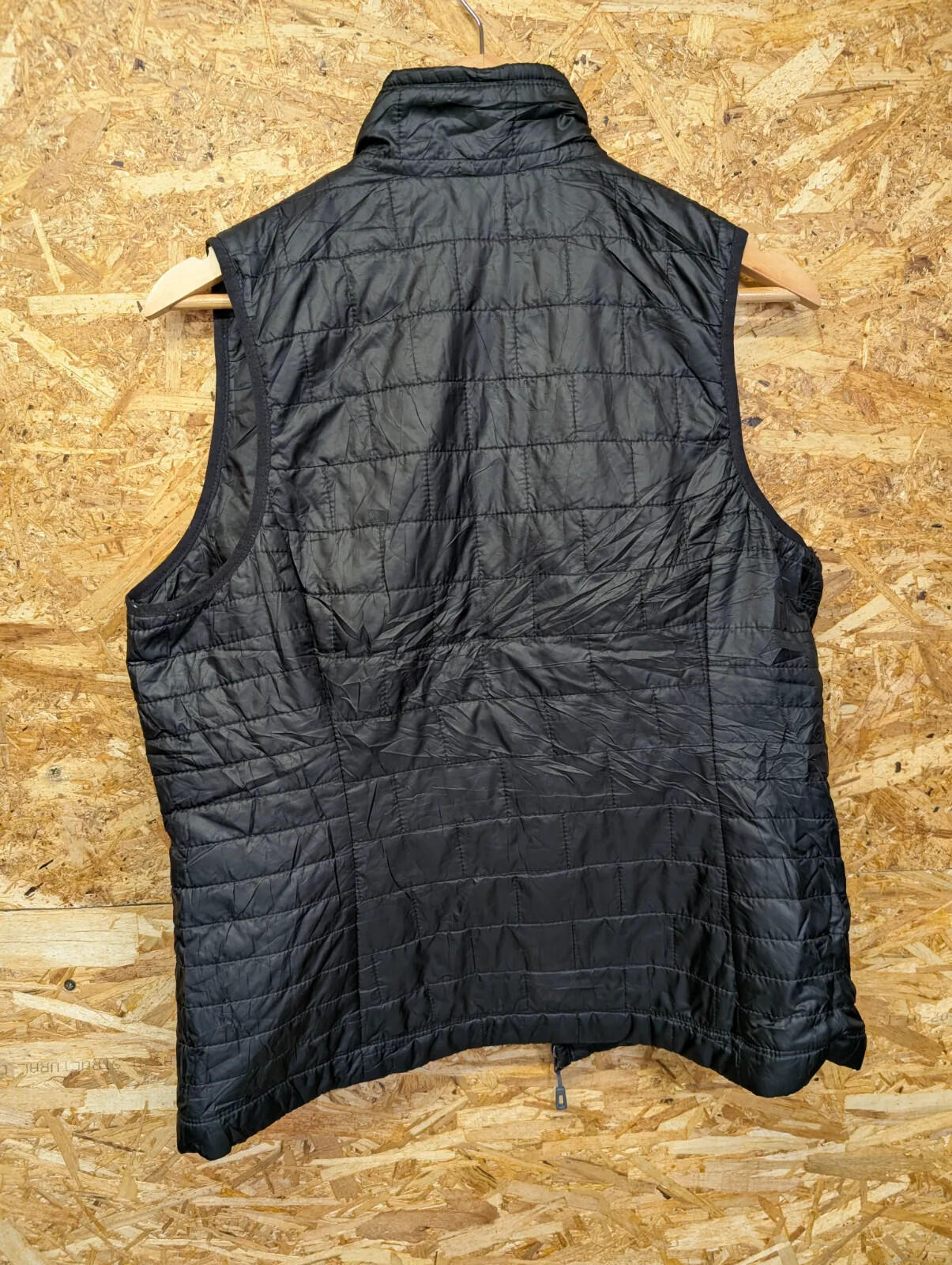 Patagonia Nano Puff Vest Womens Medium Black Gilet Insulated Bodywarmer Jacket
