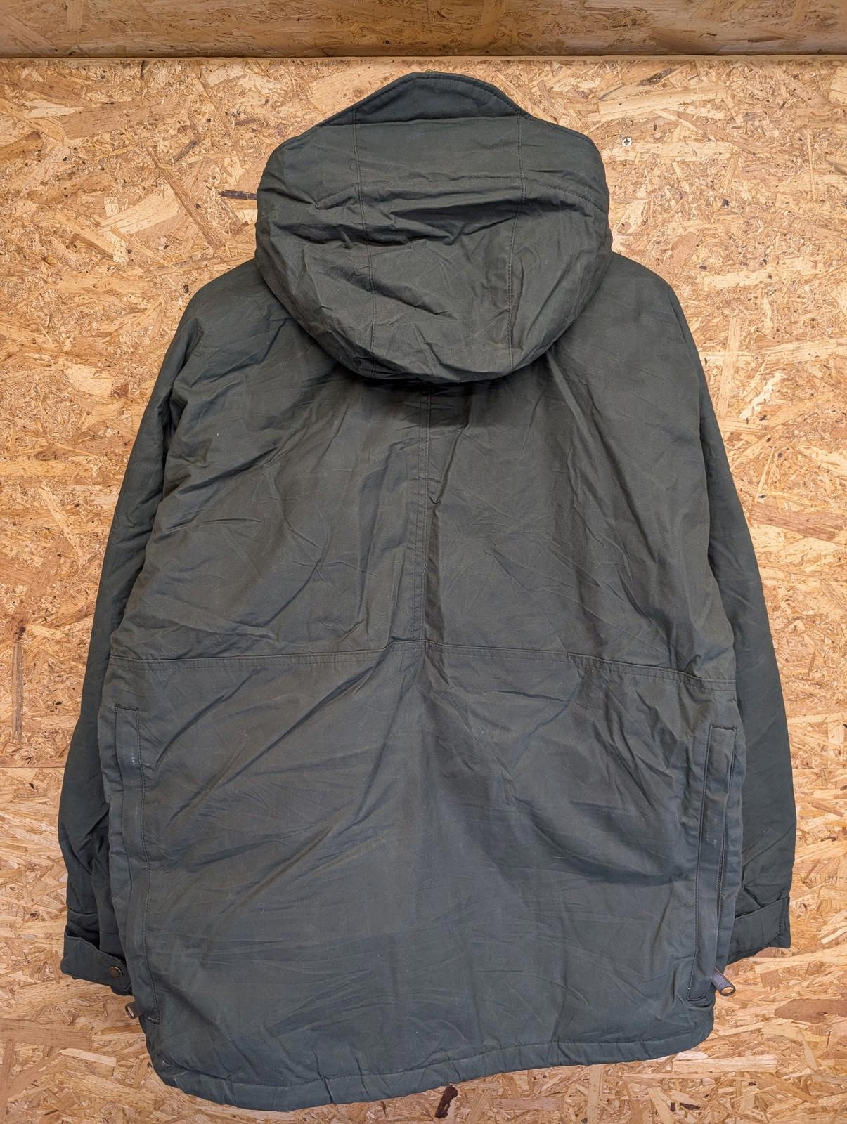 Filson Ranger Insulated Field Jacket Large Men Hooded Green Dry Wax Primaloft