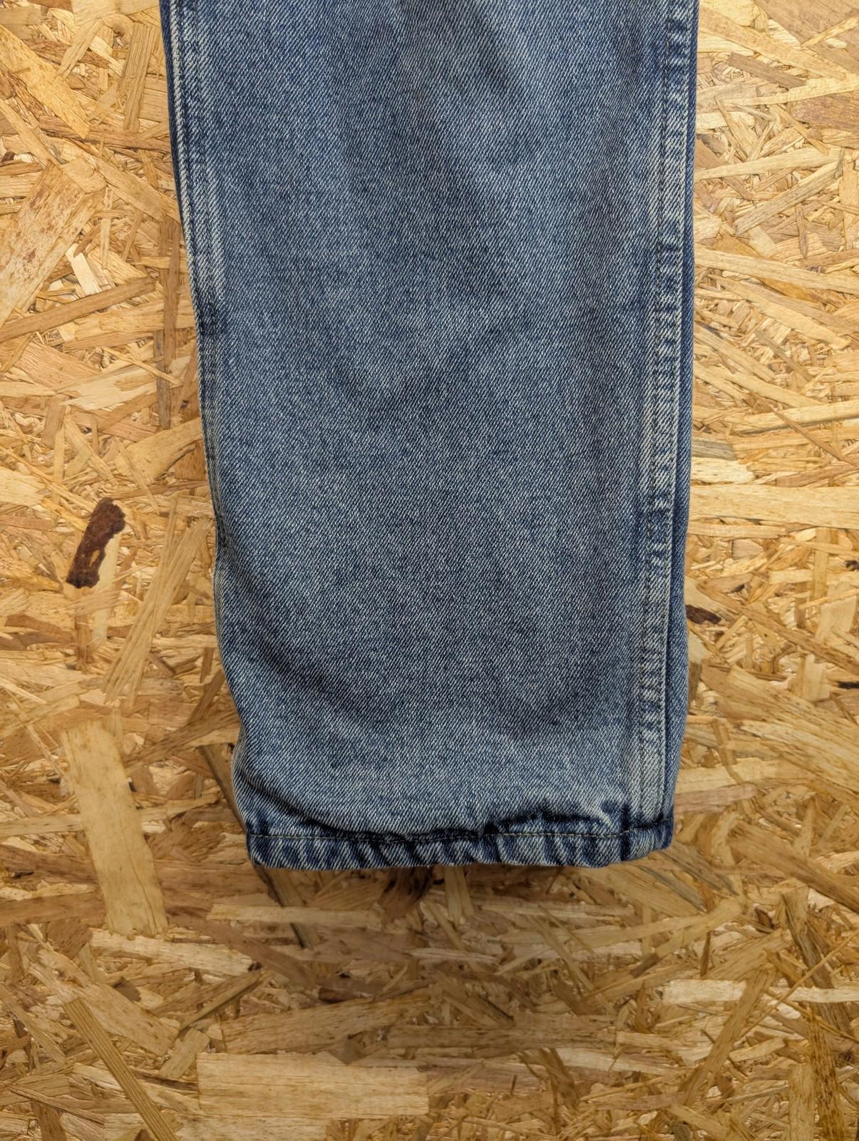 Woolrich Jeans W28 L30 UK 10 Women Denim Blue Fleece Lined Warm Vintage 90s