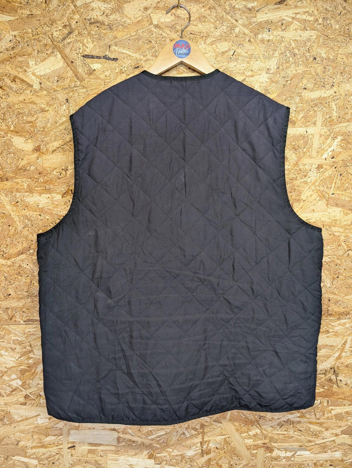 Barbour Quilted Vest Men XL Navy Blue Outdoor Layer Gilet Waistcoat Country