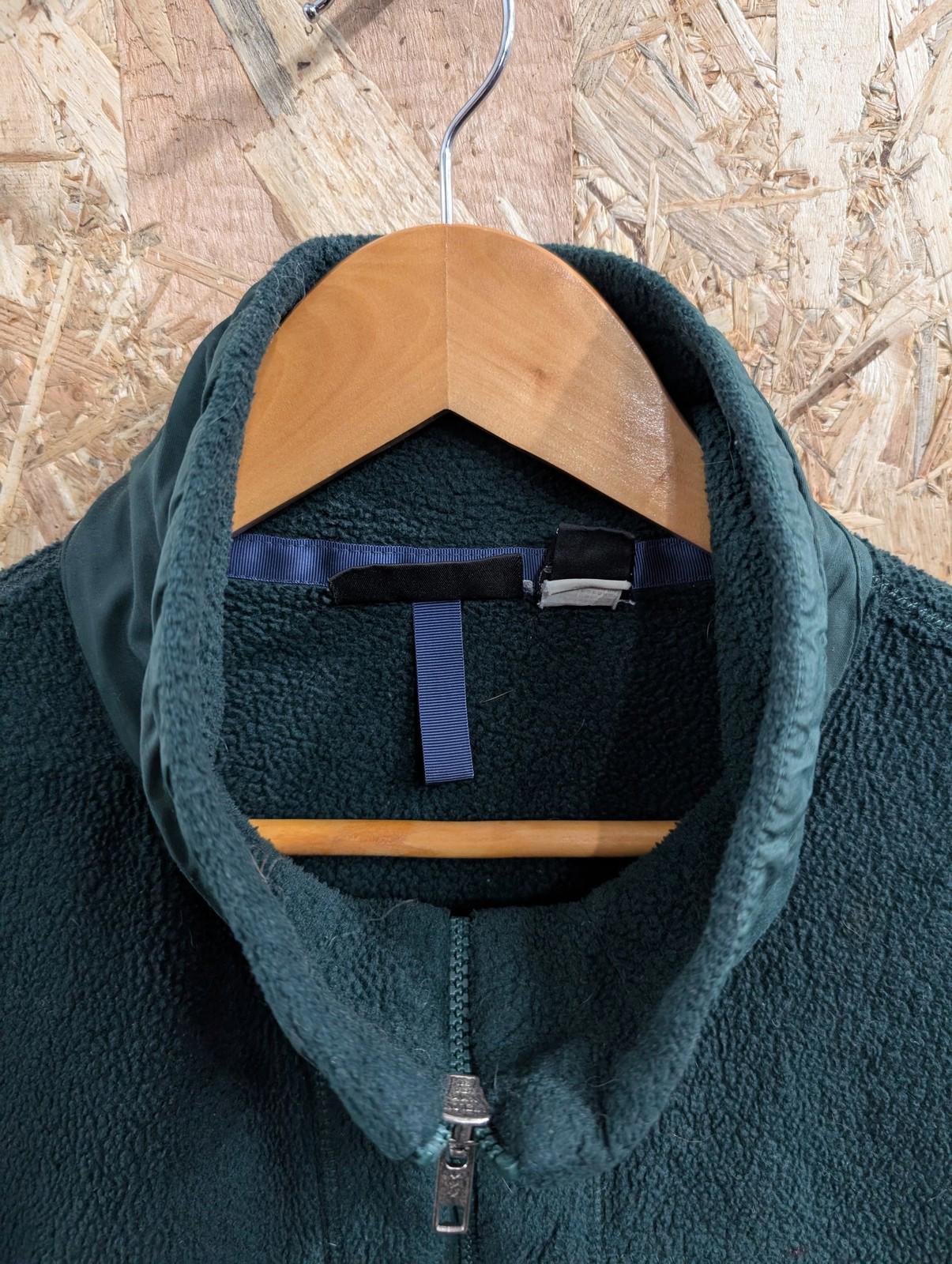 Patagonia Fleece Jacket Large Men Zip Pockets Green Hiking Vintage 90s Y2K Gorp
