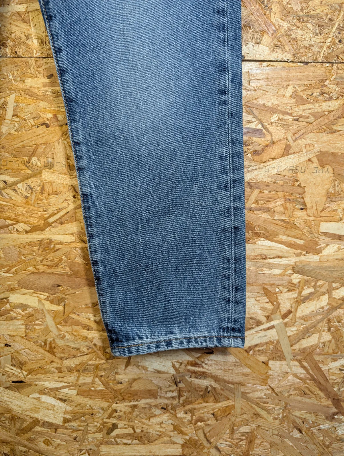 Levis 501 Original Cropped Jeans Women W26 L26 Blue Denim Regular Straight