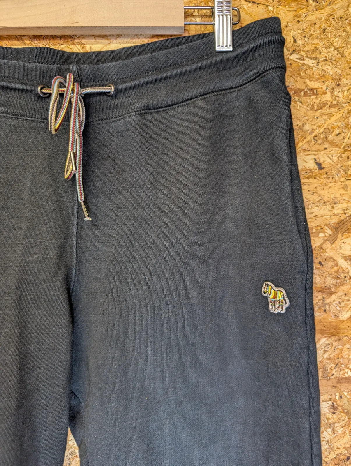 Paul Smith Tracksuit Set Mens Small Black Organic Cotton Full Zip Hooded Logo PS