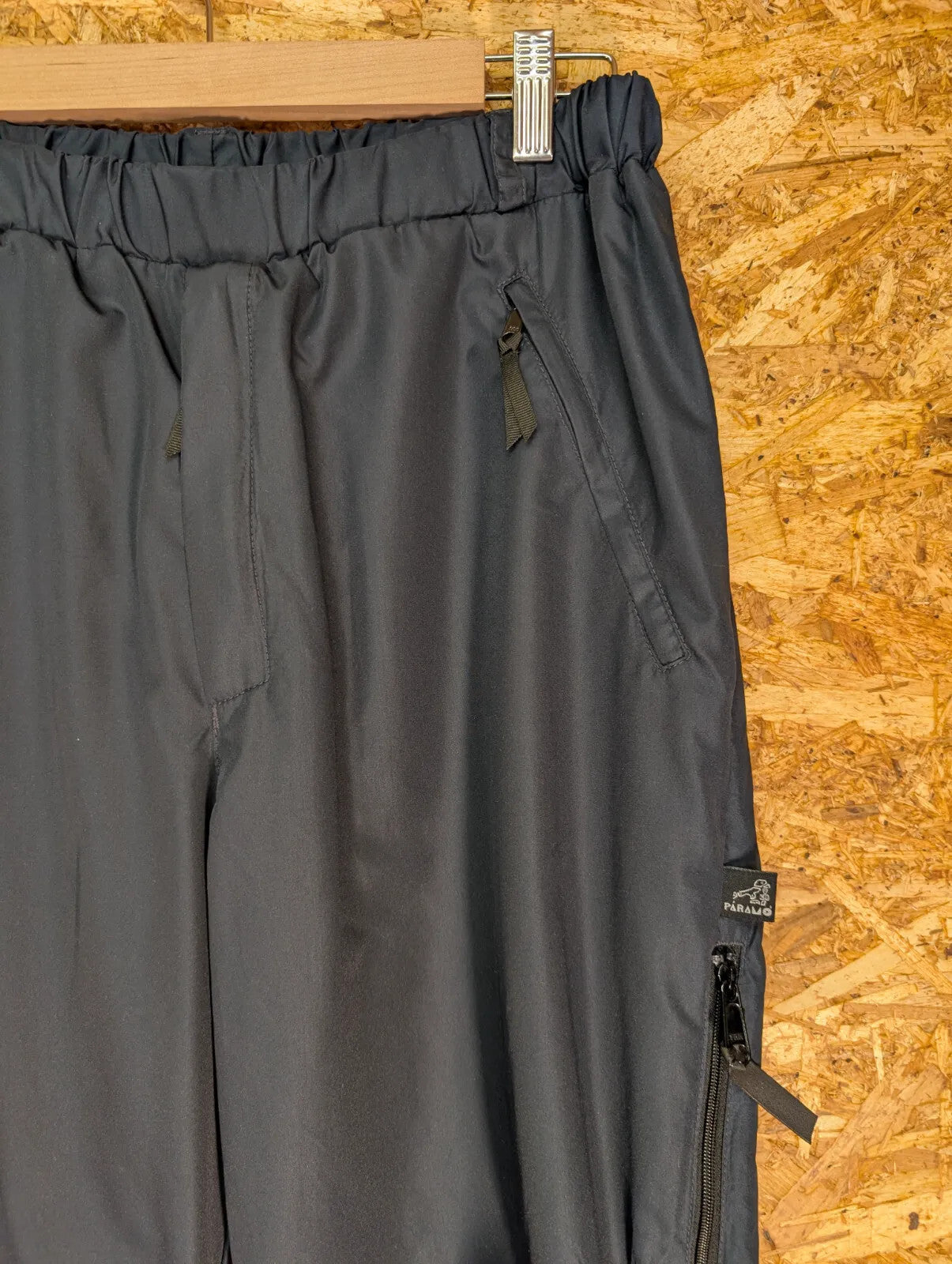 Paramo Analogy Waterproof Trousers Men Medium Navy Blue Nylon Outdoor Hiking Zip