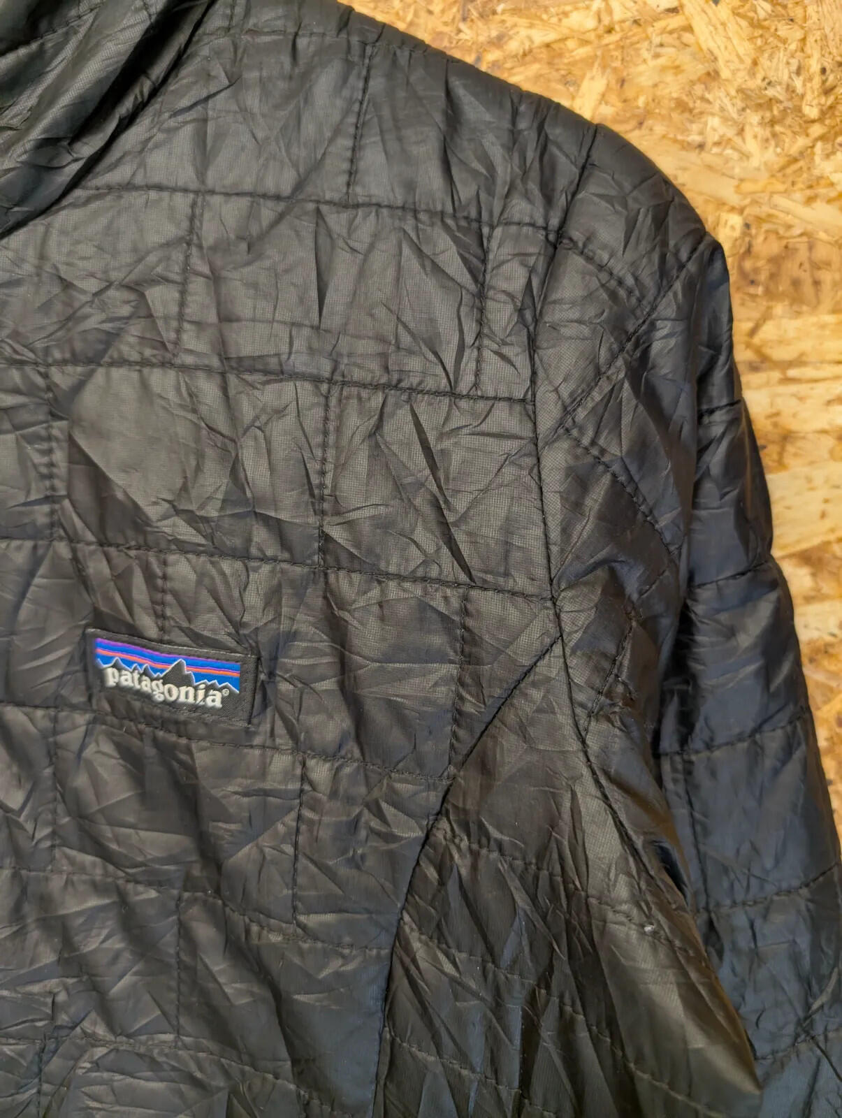Patagonia Nano Puff Jacket Womens Small Black Polyester PrimaLoft Zip Insulated