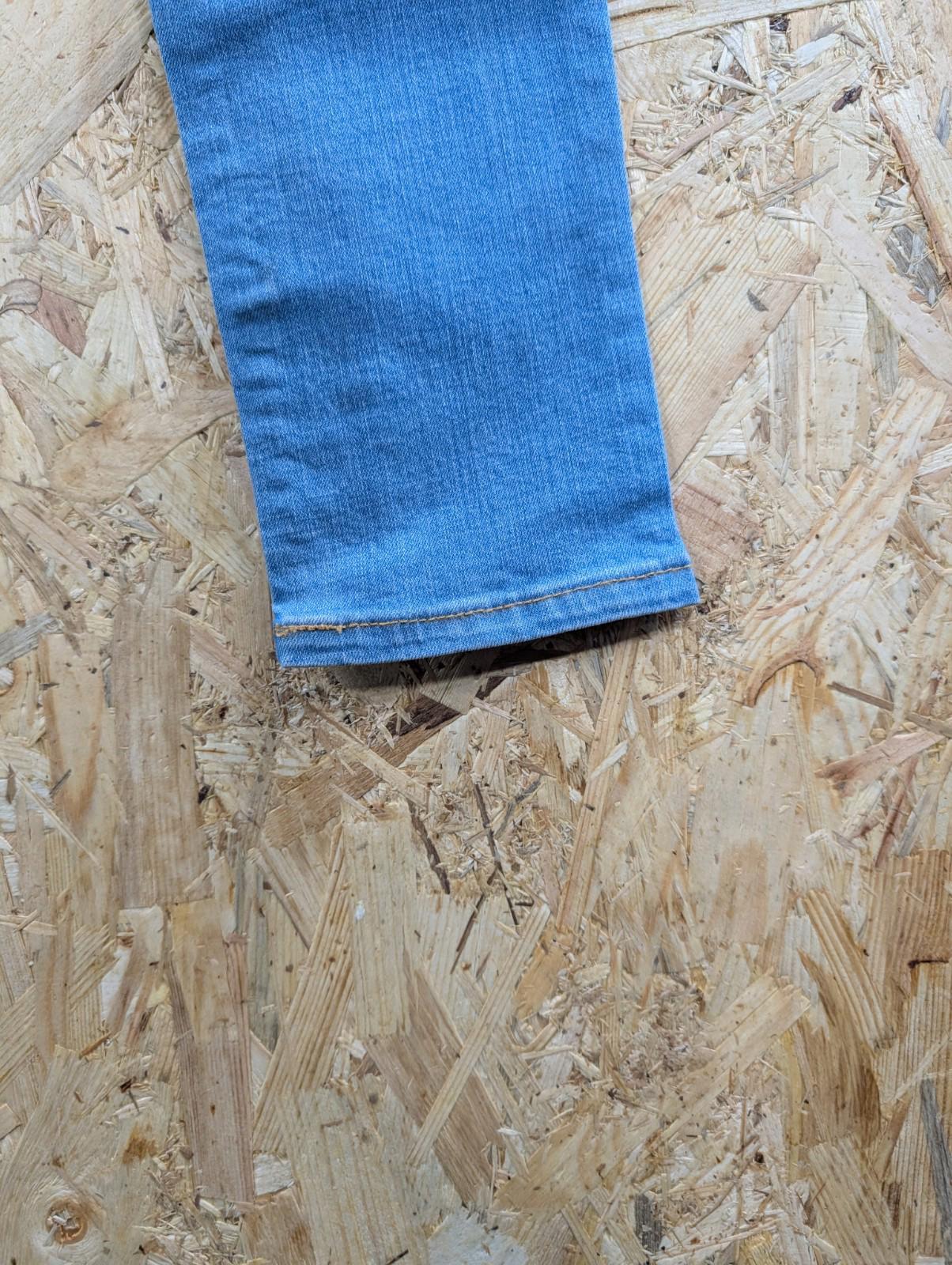 Levis 535 Skinny Jeans Size 16 W34 L32 Women Light Blue Stretch Slim Legging