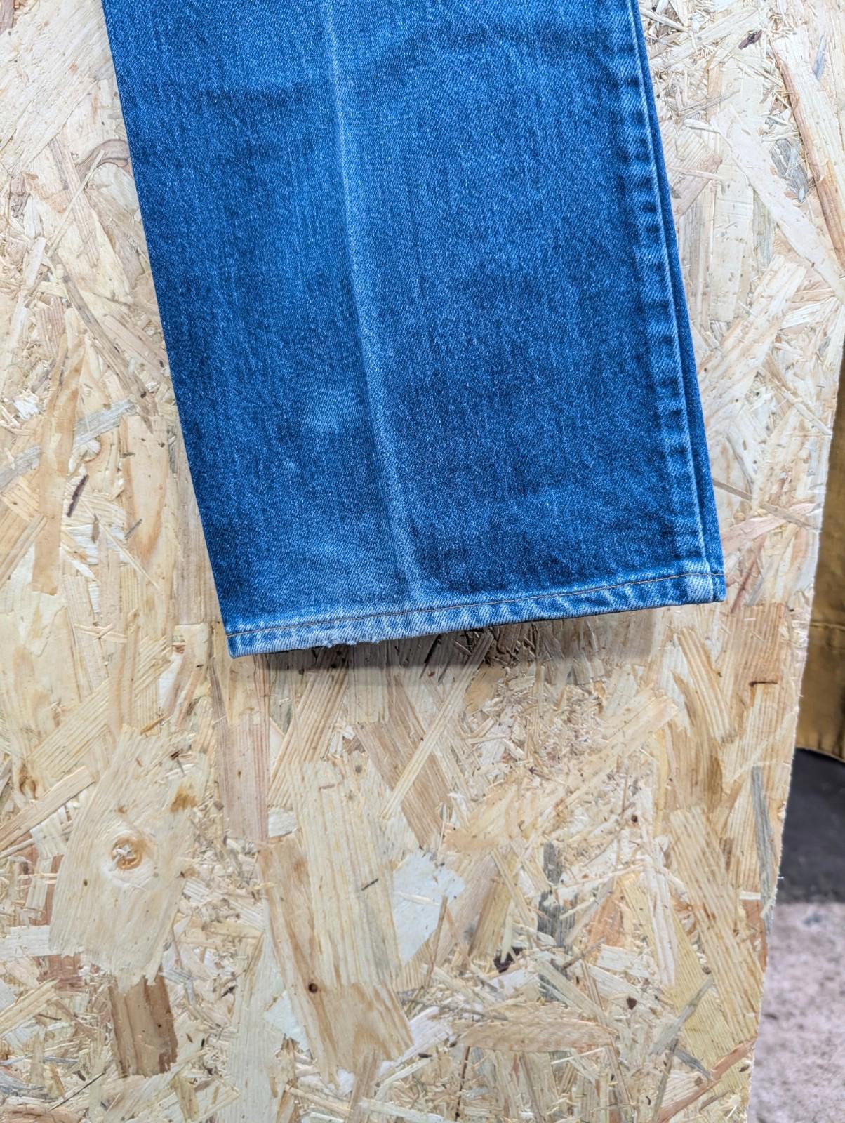 Levis 630 Patch Jeans W32 L35 USA Orange Tab Vintage 80s Blue Denim Zip Fly
