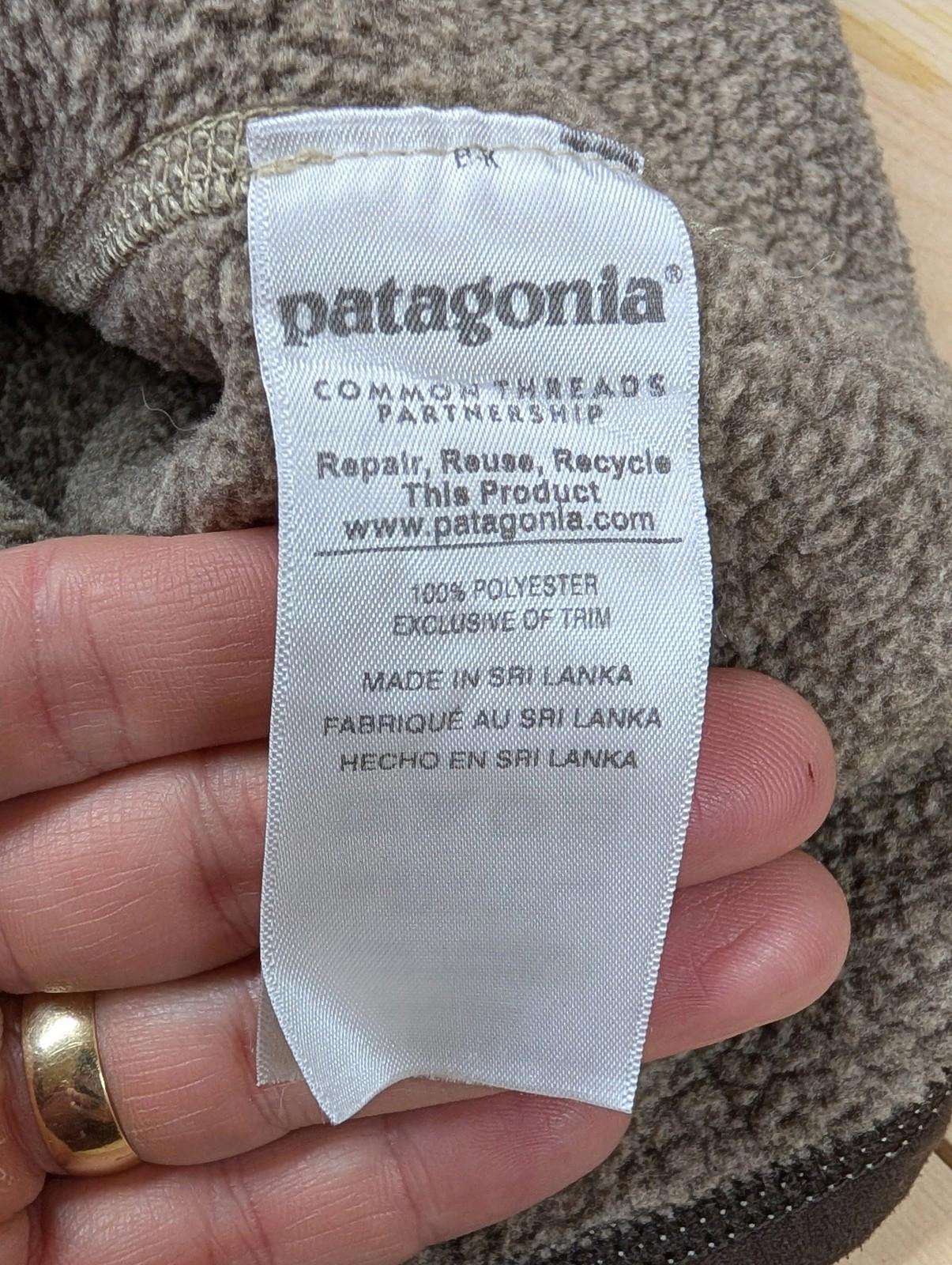 Patagonia Better Sweater Fleece Jacket Large Men Oatmeal Brown Full Zip Hiking